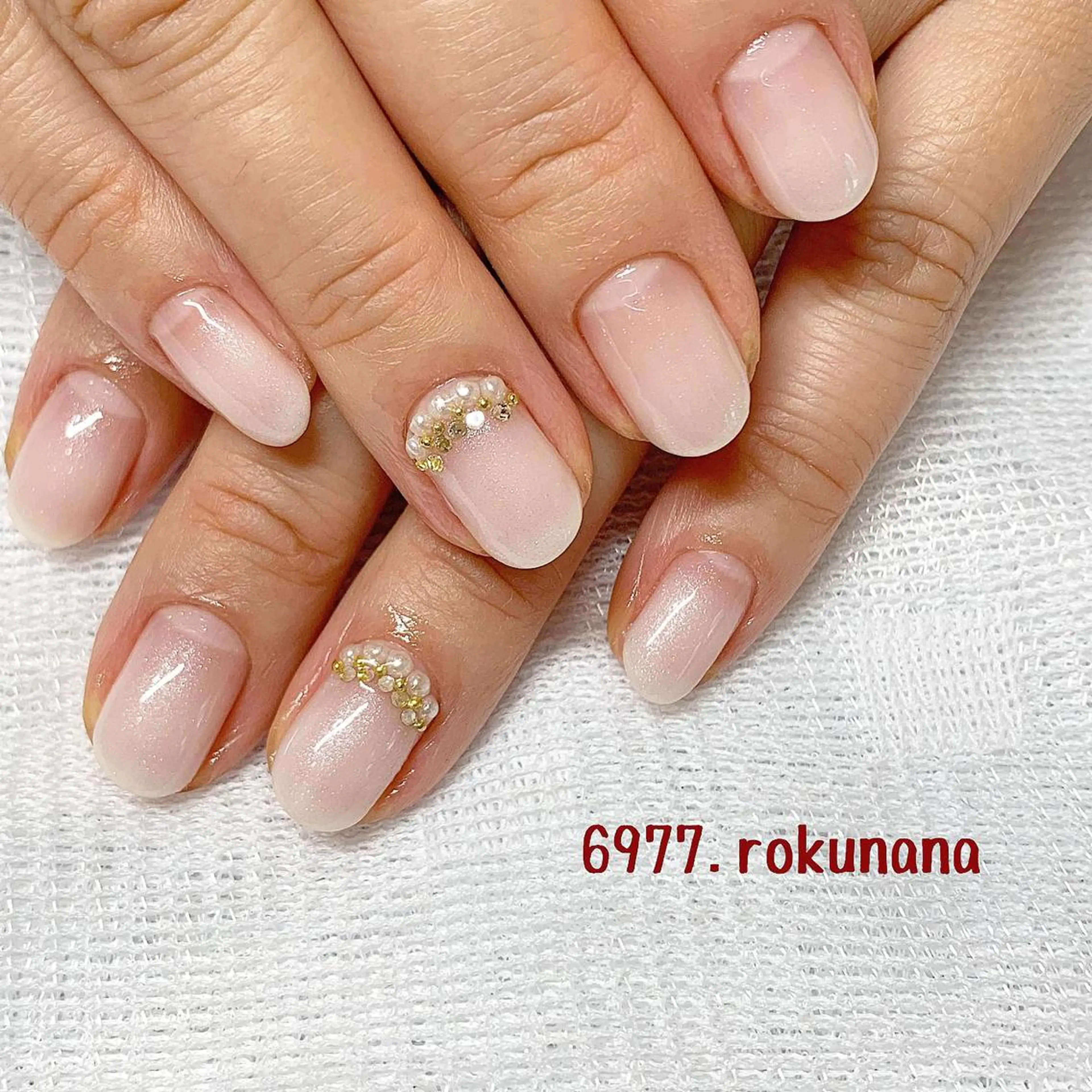 ショート ネイル アートネイル ハンドネイル rokunana 佐野のネイルデザイン