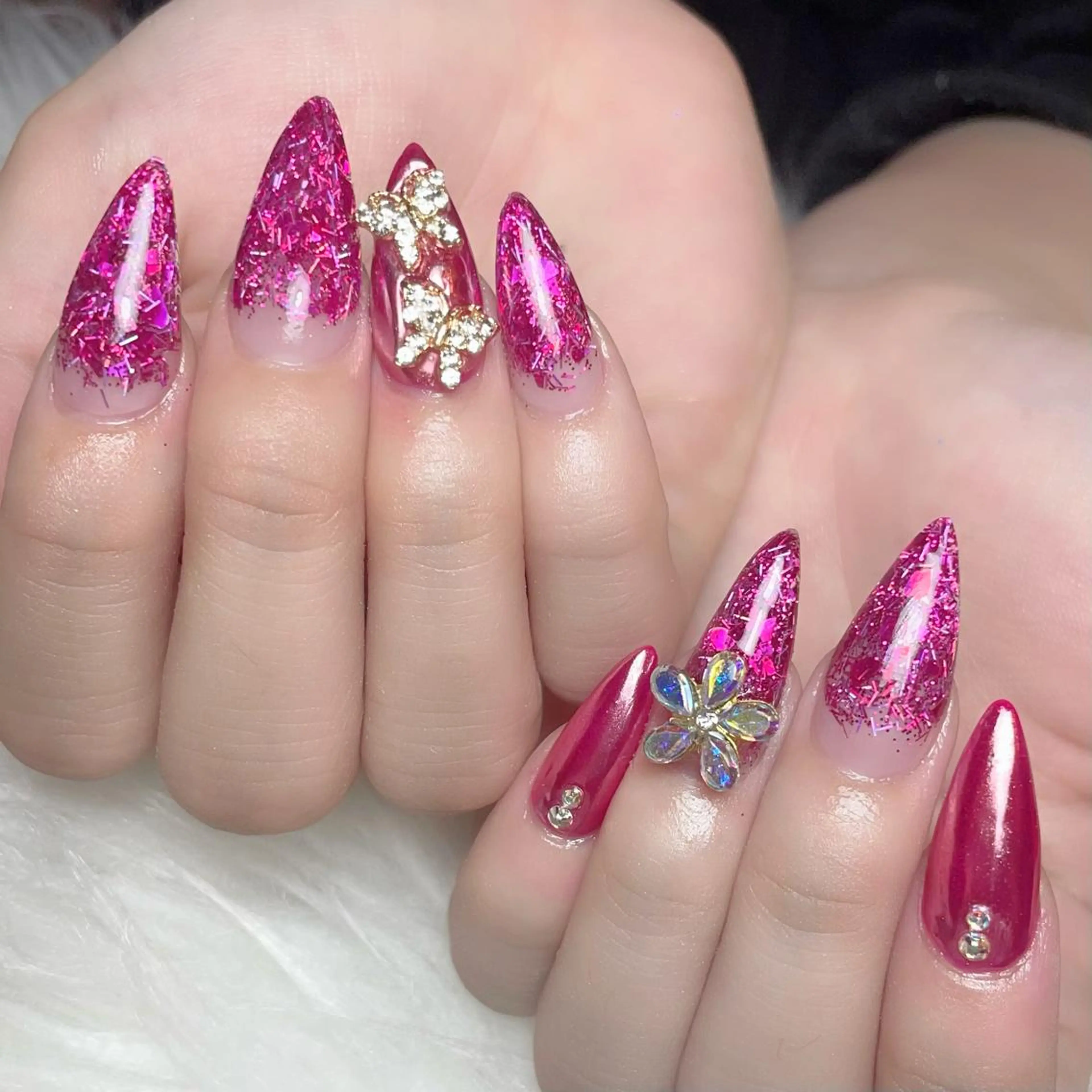 ネイル ミラーネイル ネイルサロンfeel茂原店所属・Feel ‪‪☺︎‬Yuriaのネイルデザイン