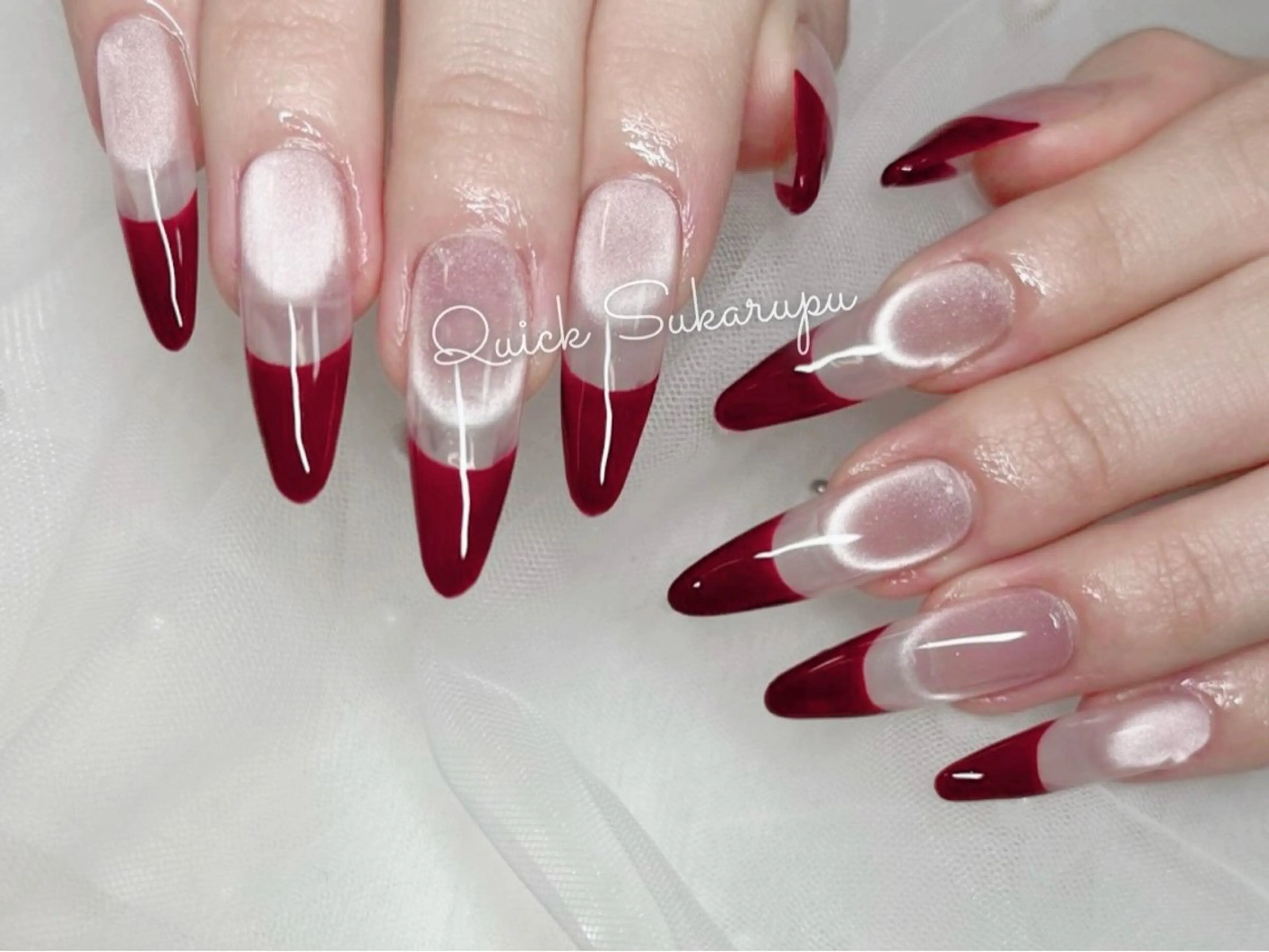 ロング ハンドネイル Quick Sukarupu 高田馬場店所属・Quick Sukarupuのネイルデザイン