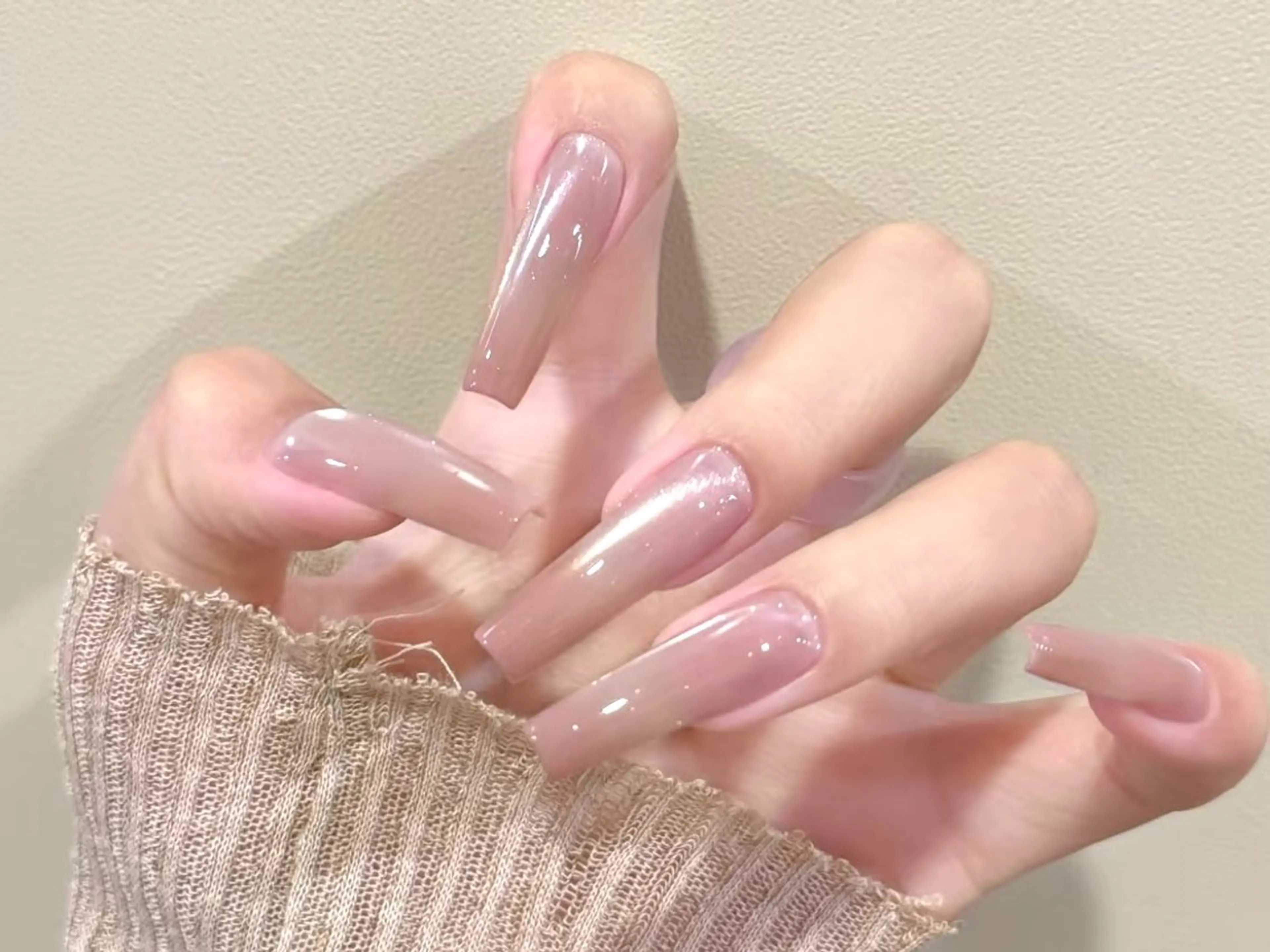 ネイル ロングネイル マグネットネイル シンプルネイル ハンドネイル ハンドケア DarkHoney 池袋店のネイルデザイン