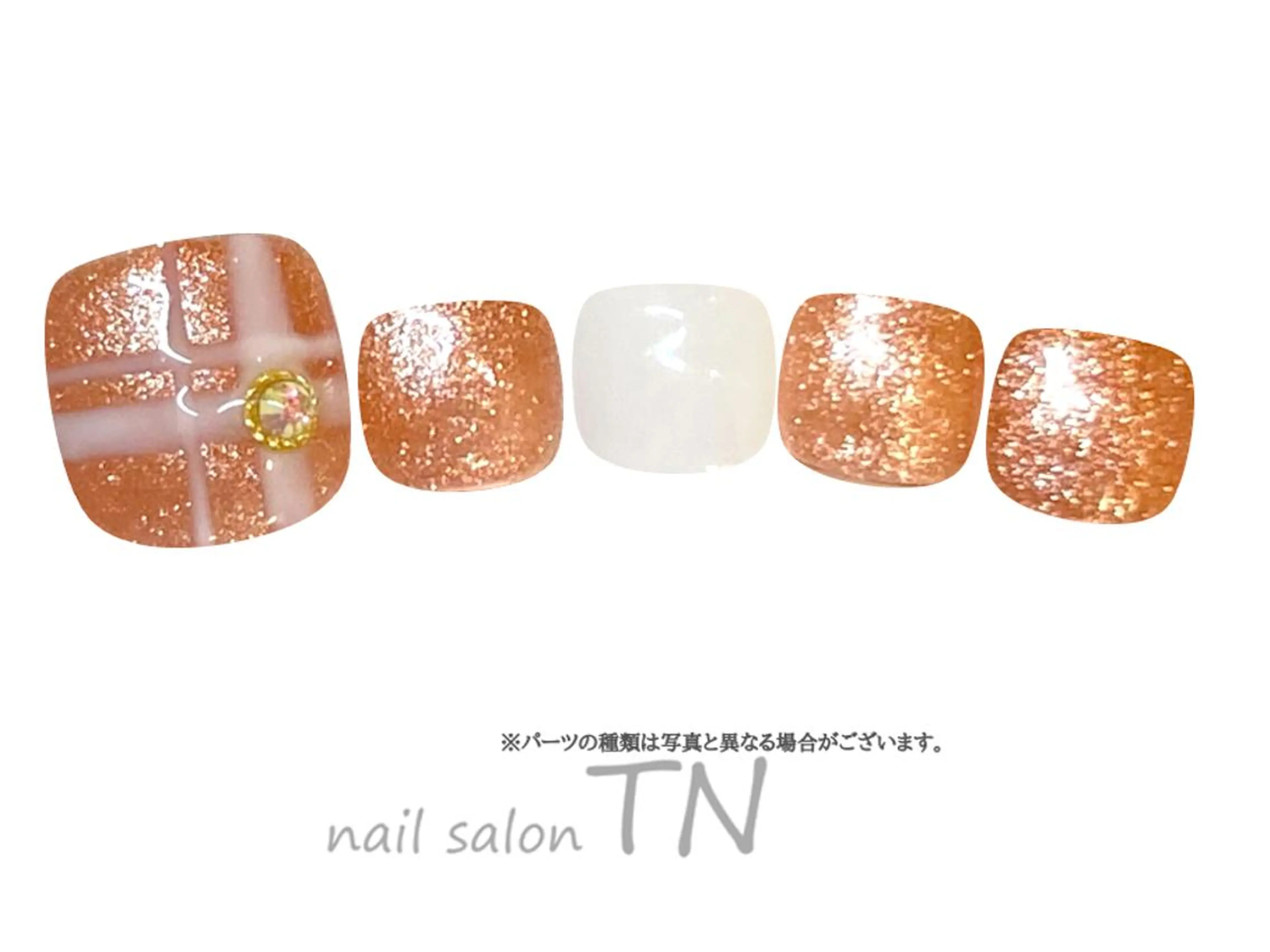 ネイル フットネイル 中島 実穂のネイルデザイン