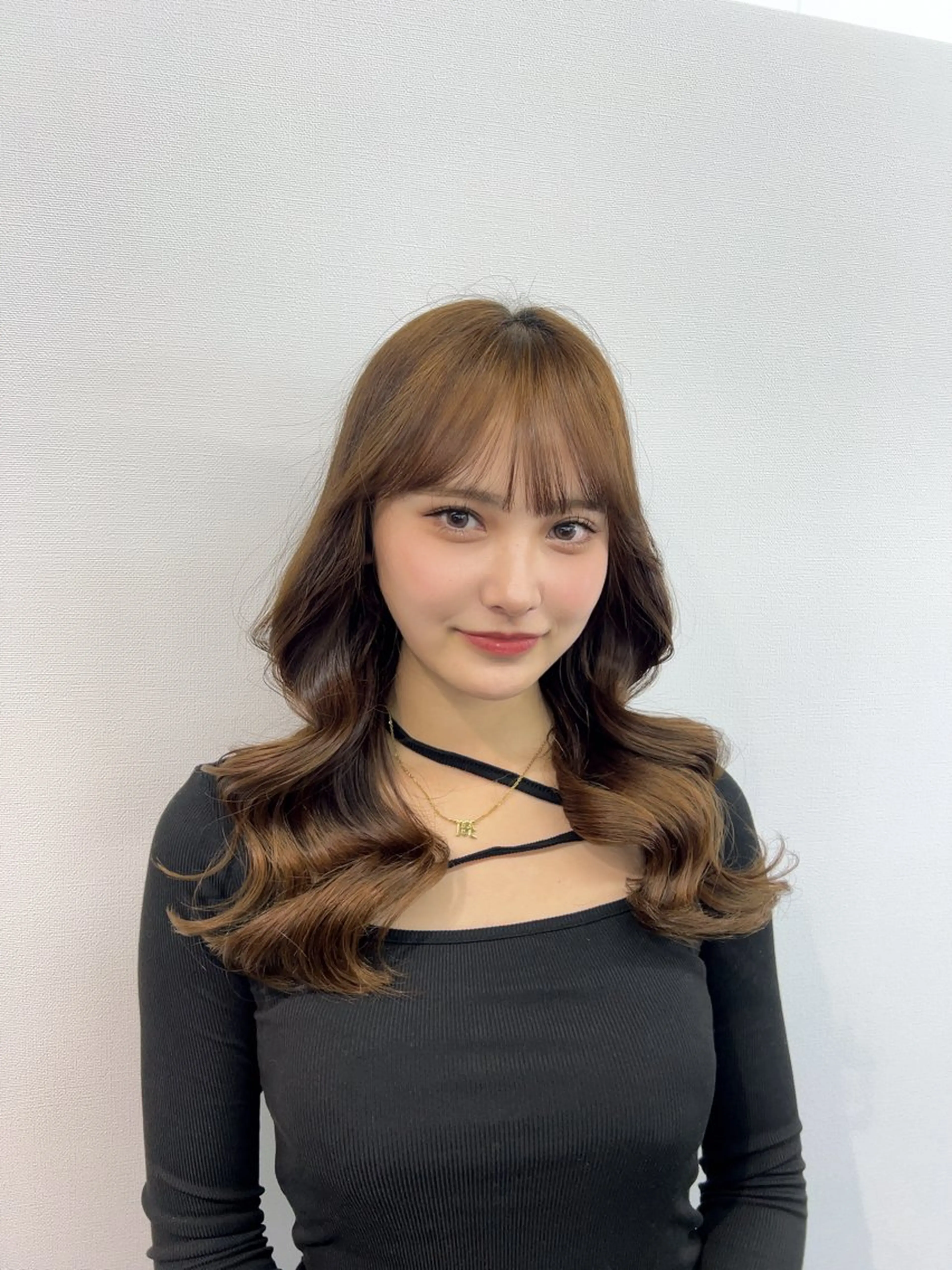 ロング ❤︎韓国レイヤー/透 明感カラー/目黒のヘアスタイル