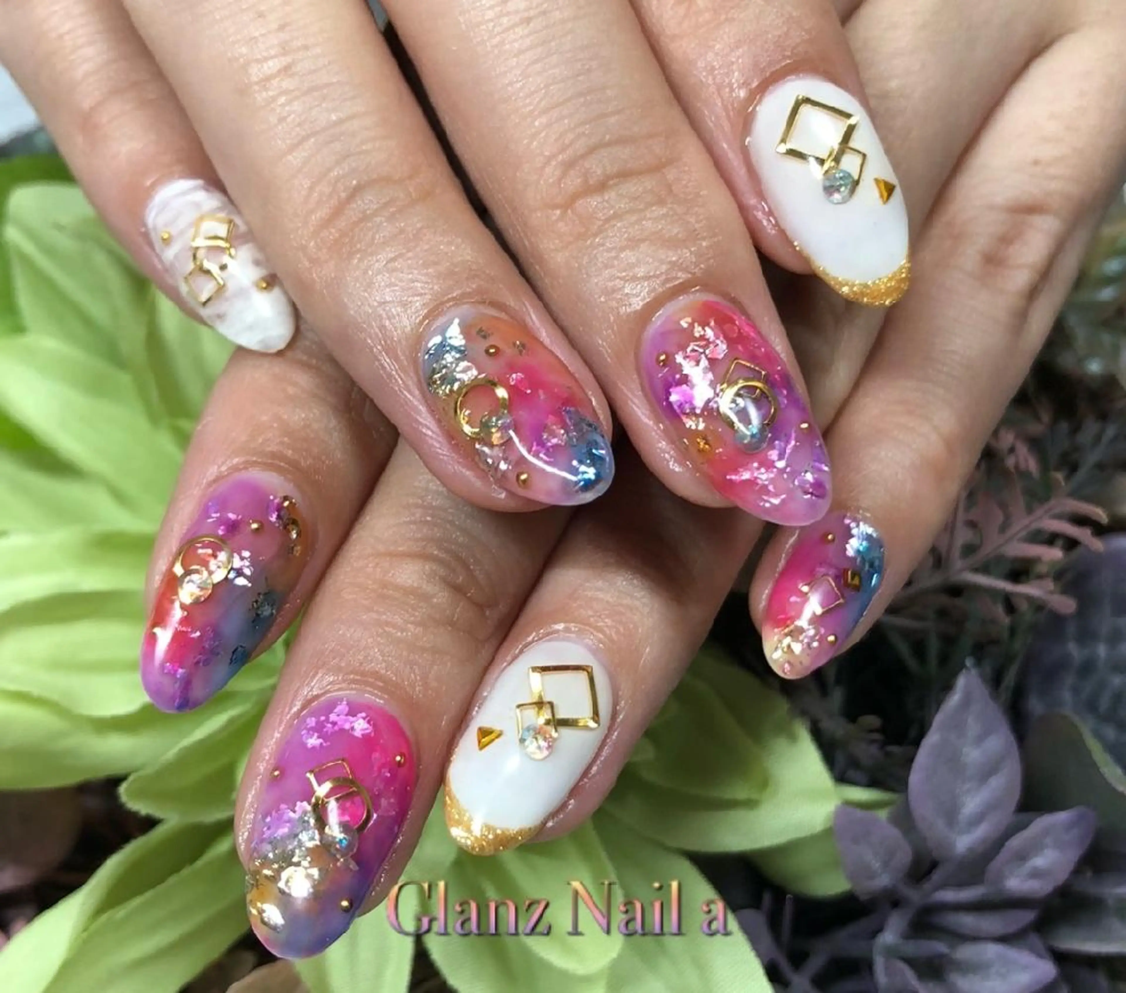 ネイル 夏ネイル Glanz  Nail aのネイルデザイン