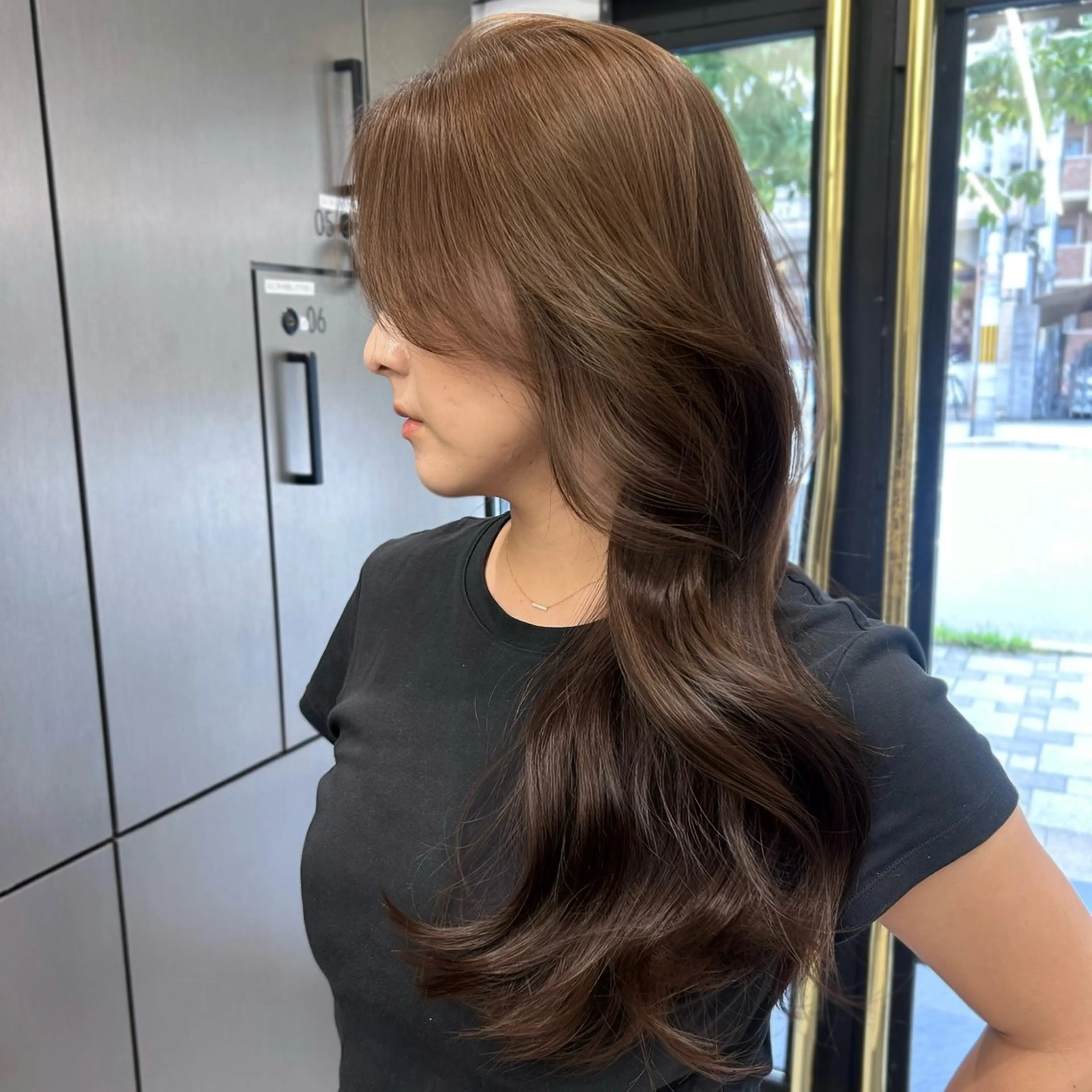 ロング レイヤーカット カット ヘアカラー トリートメント 大人レイヤー/艶美髪 🇺🇸TOMONAのヘアスタイル