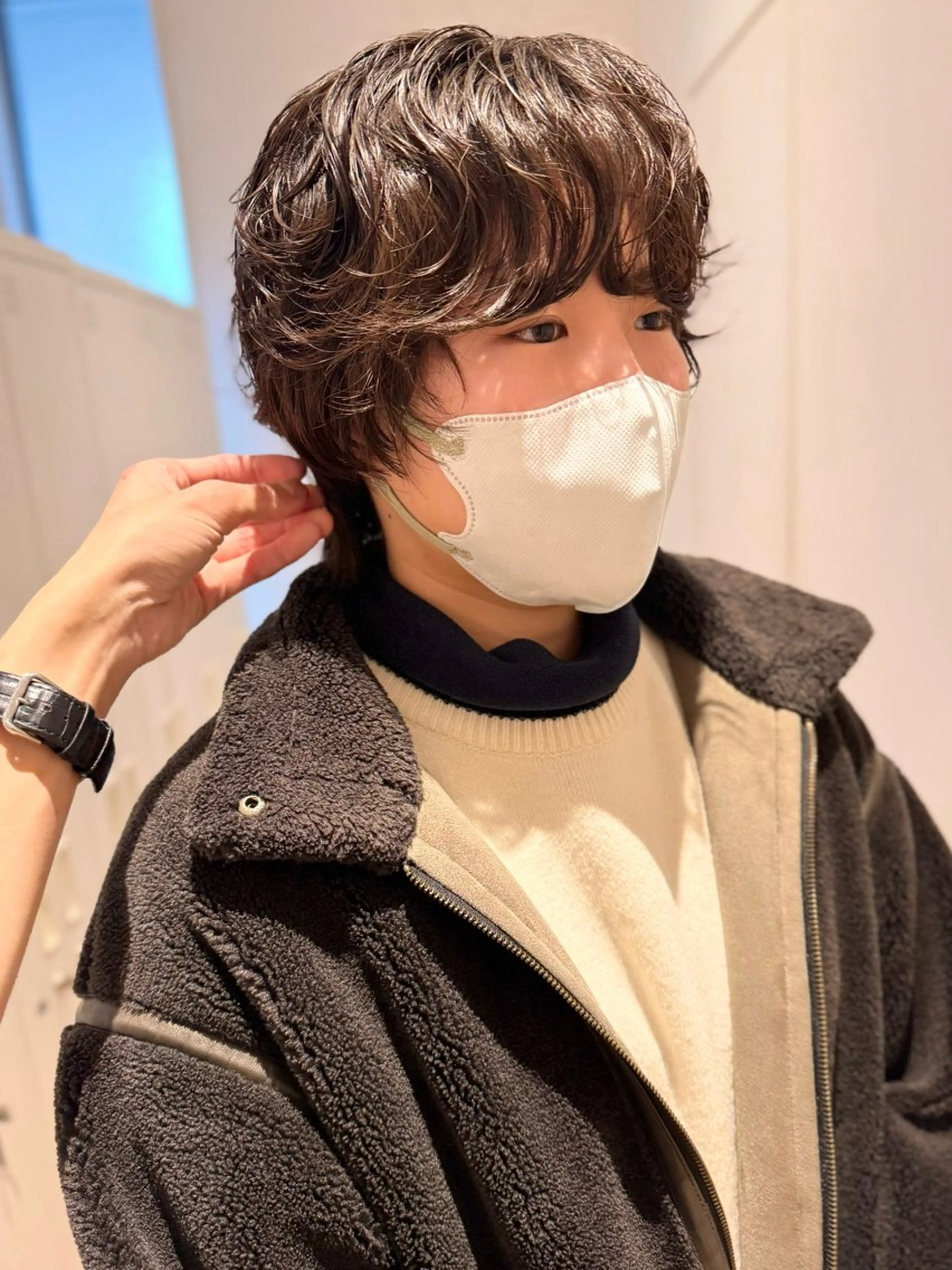 ショート LUAU HAKU所属・REN大阪梅田美容室 ショートパーマ特化のヘアスタイル