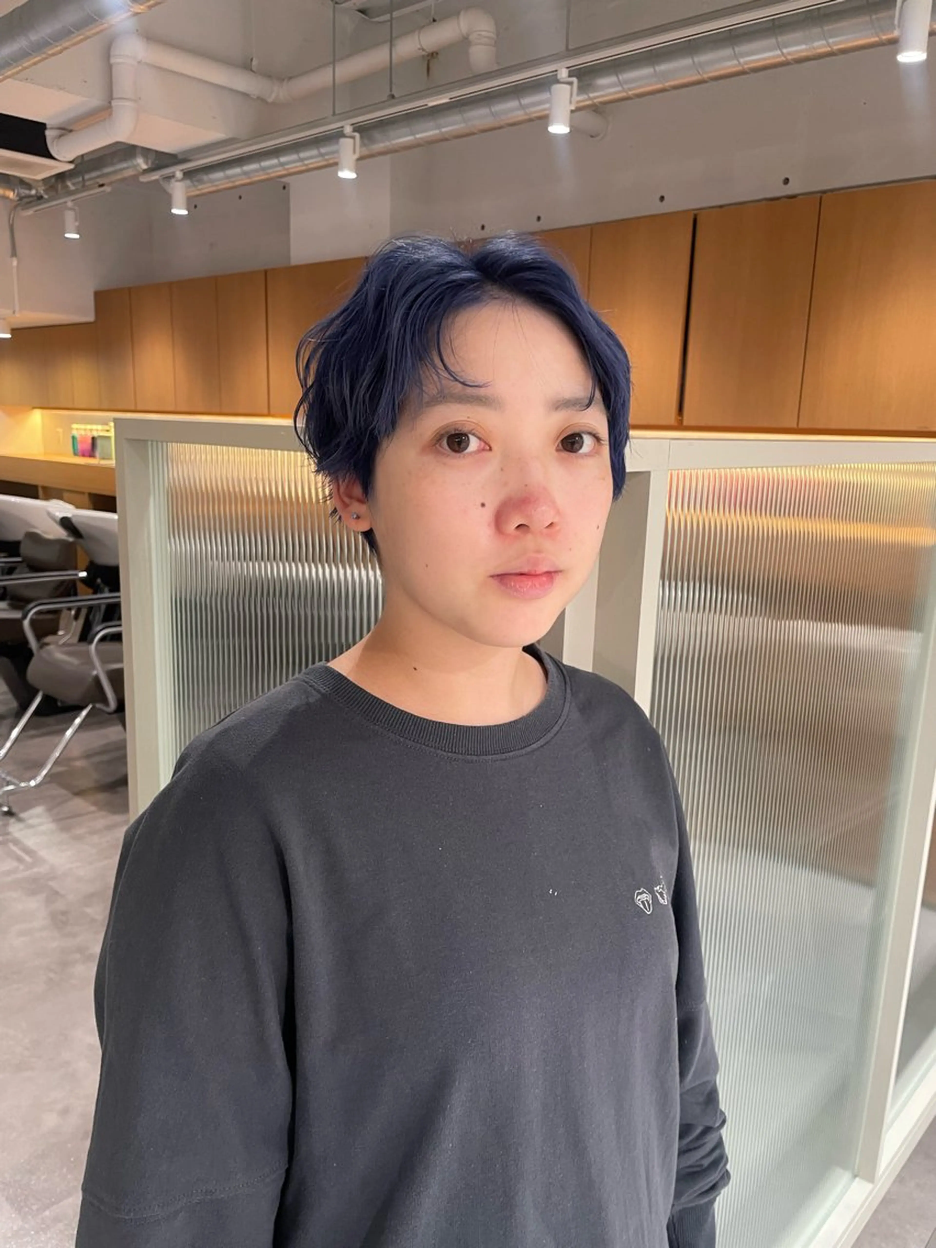 ショート カラー ヘアカラー ショートボブ /綾華のヘアスタイル