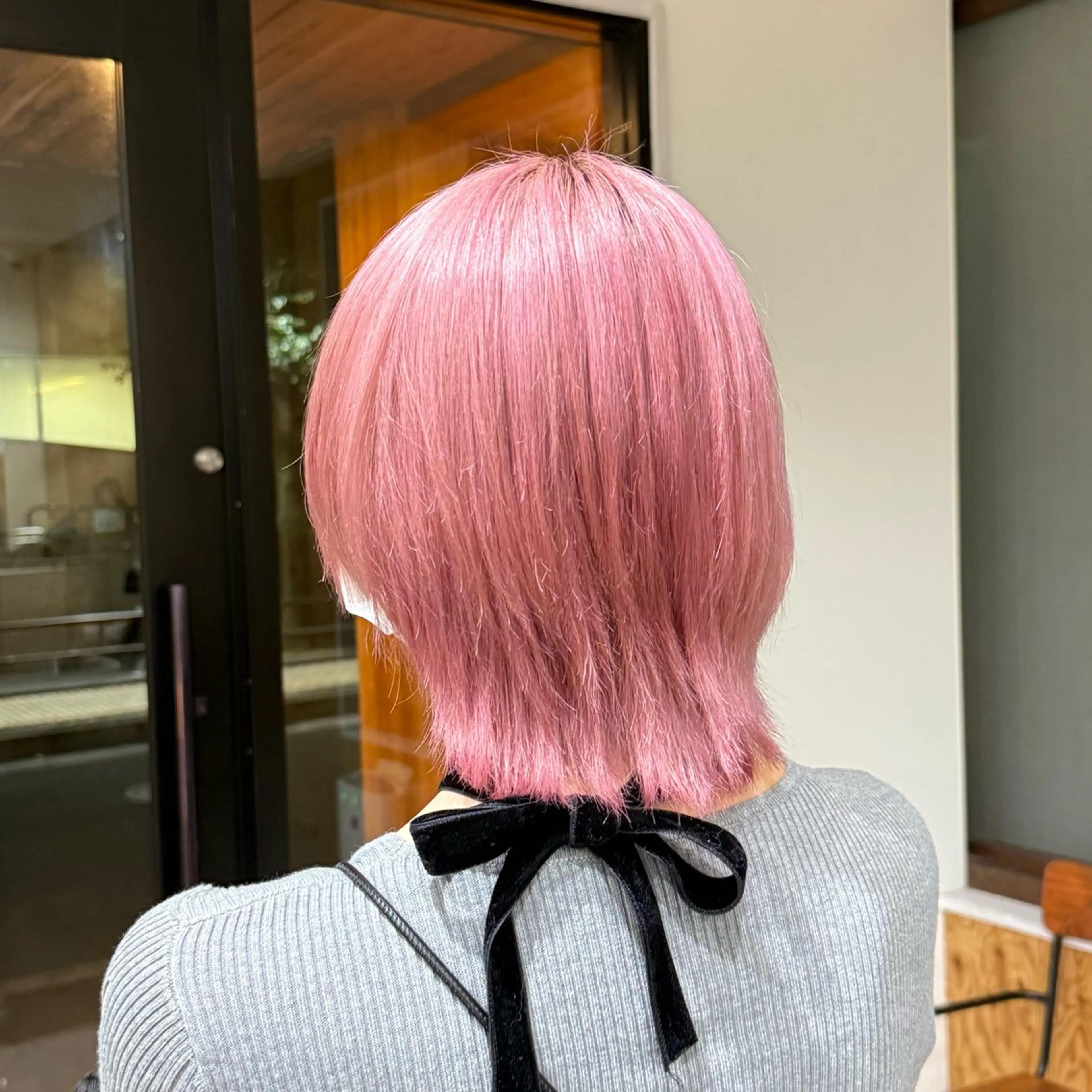 カラー ブリーチカラー よねだまことのヘアスタイル
