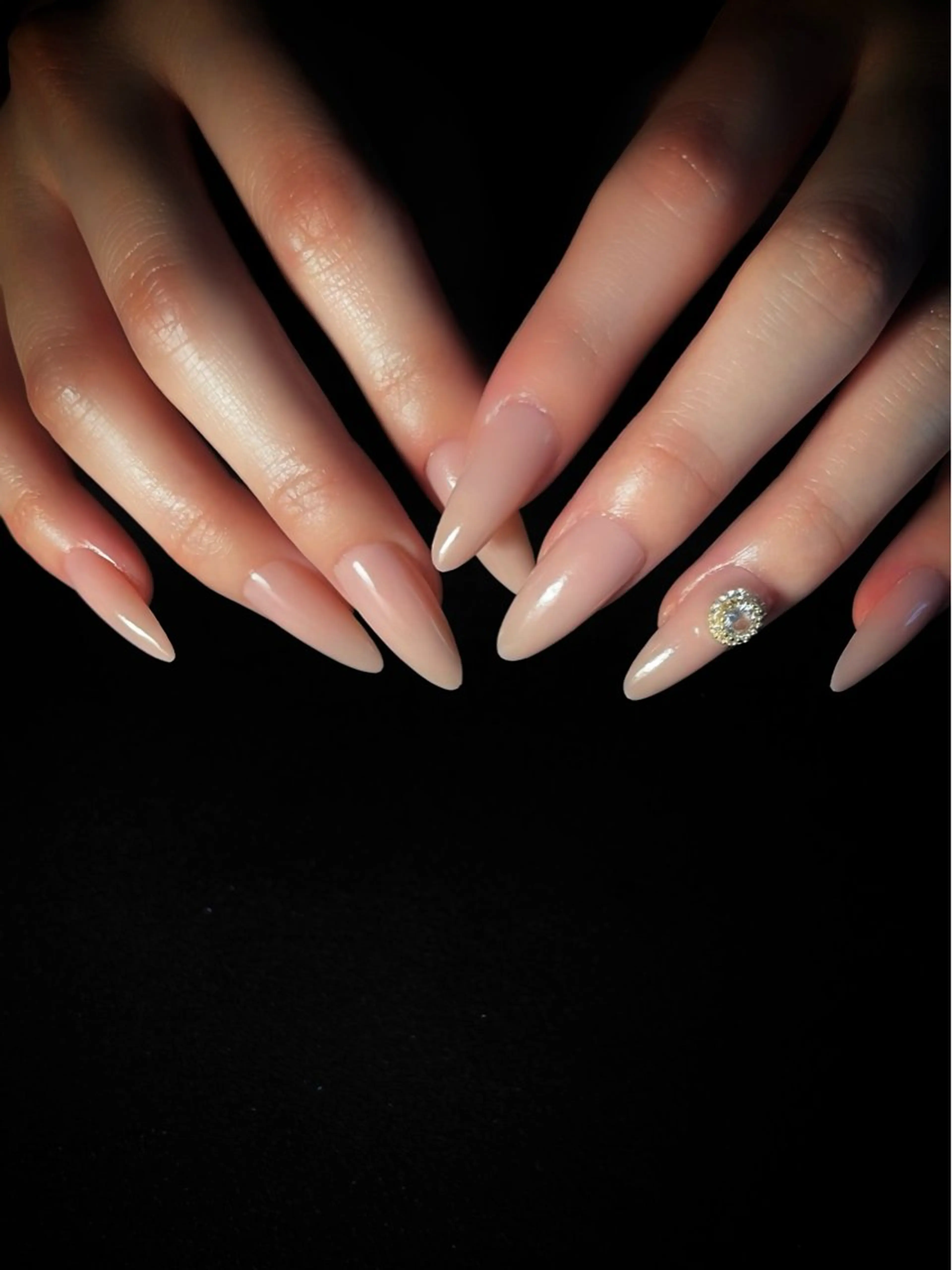 ネイル 長さ出し スカルプネイル nine.🦋 YUKOのネイルデザイン