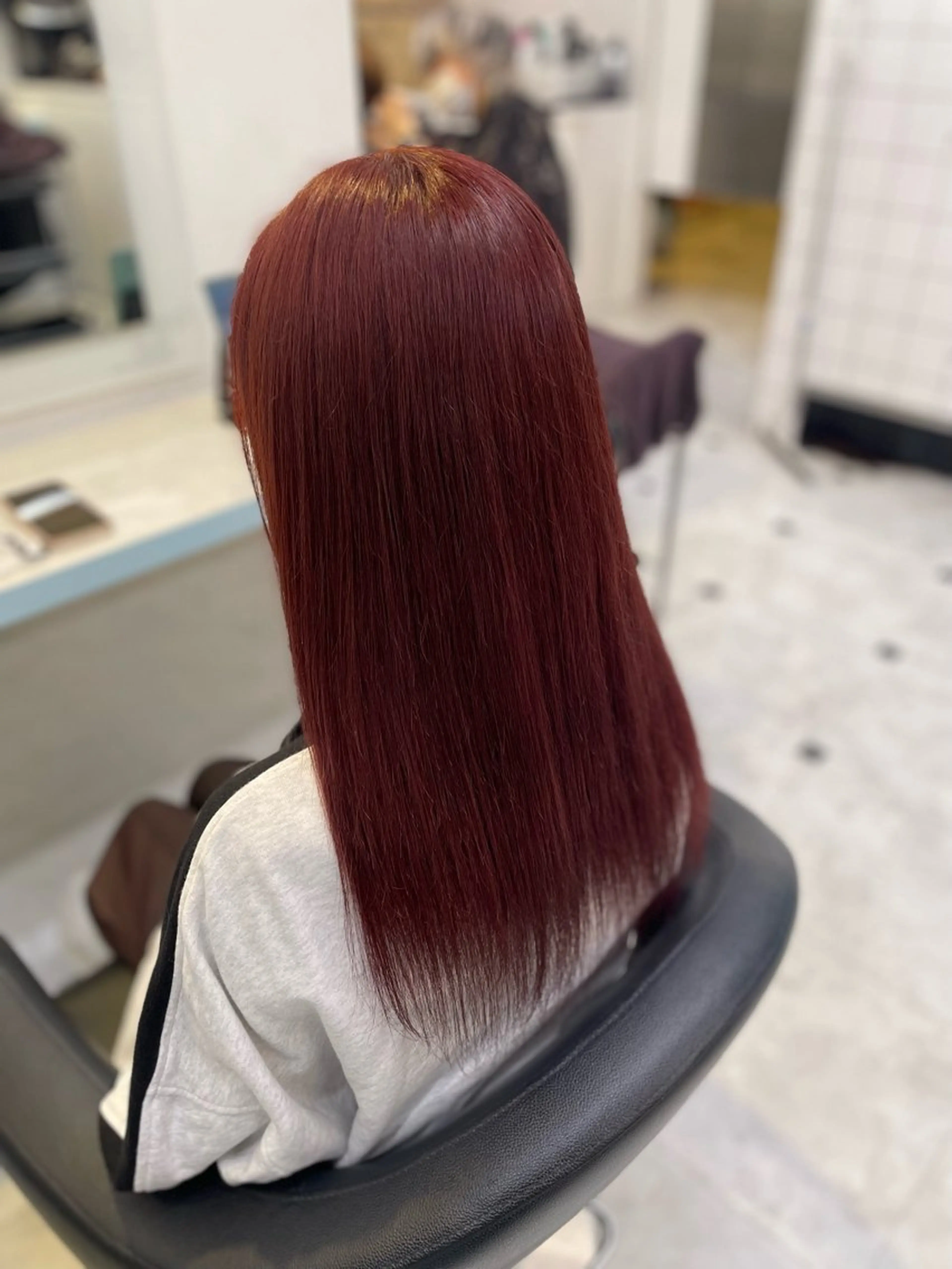 カラー カット ヘアカラー トリートメント ヘッドスパ ヘアセット 🍒♡艶髪暖色カラー saaya♡🍒のヘアスタイル