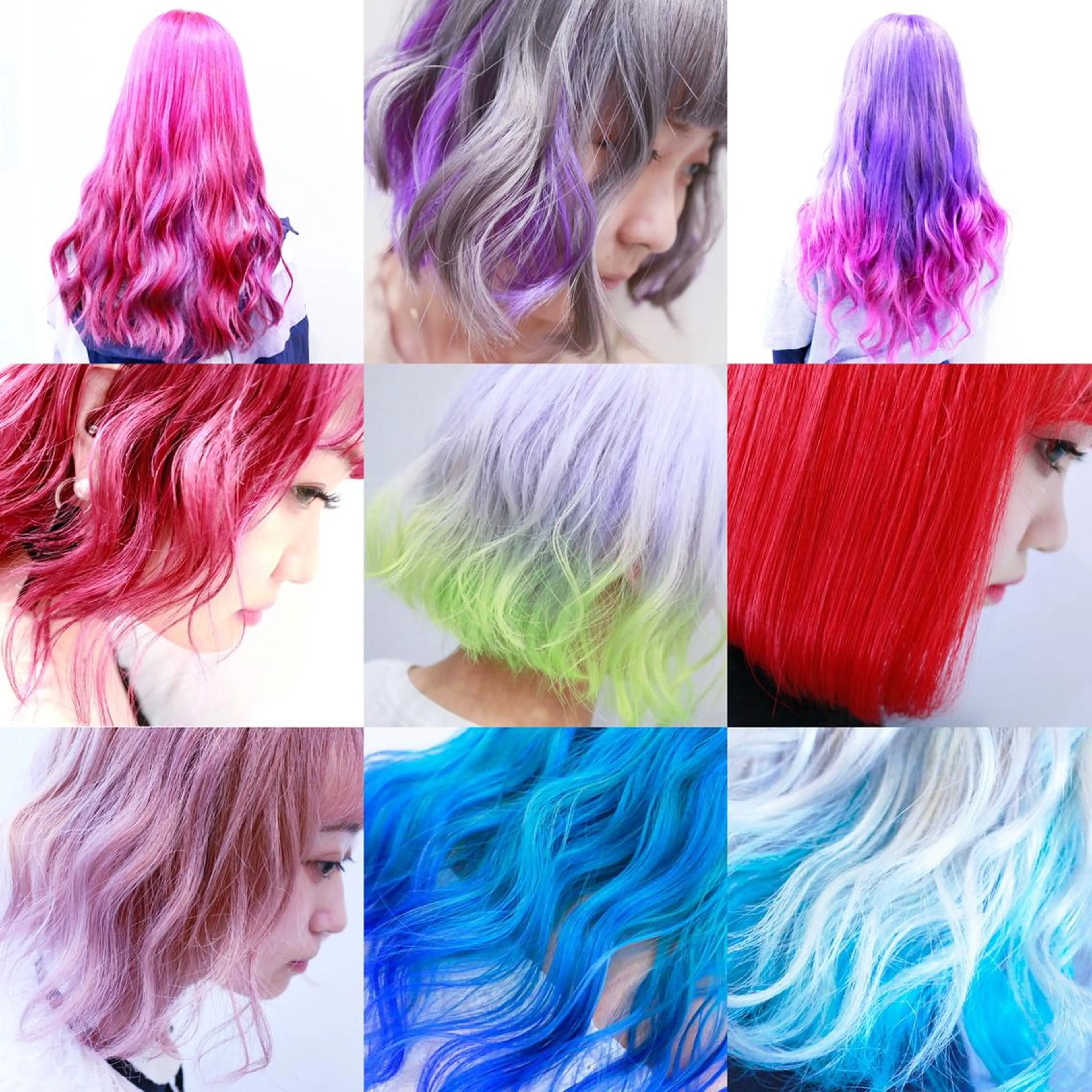 ロング カラー ヘアアレンジ ブリーチ ダブルカラー インナーカラー JUNS所属・派手髪 美容師JUNのヘアスタイル