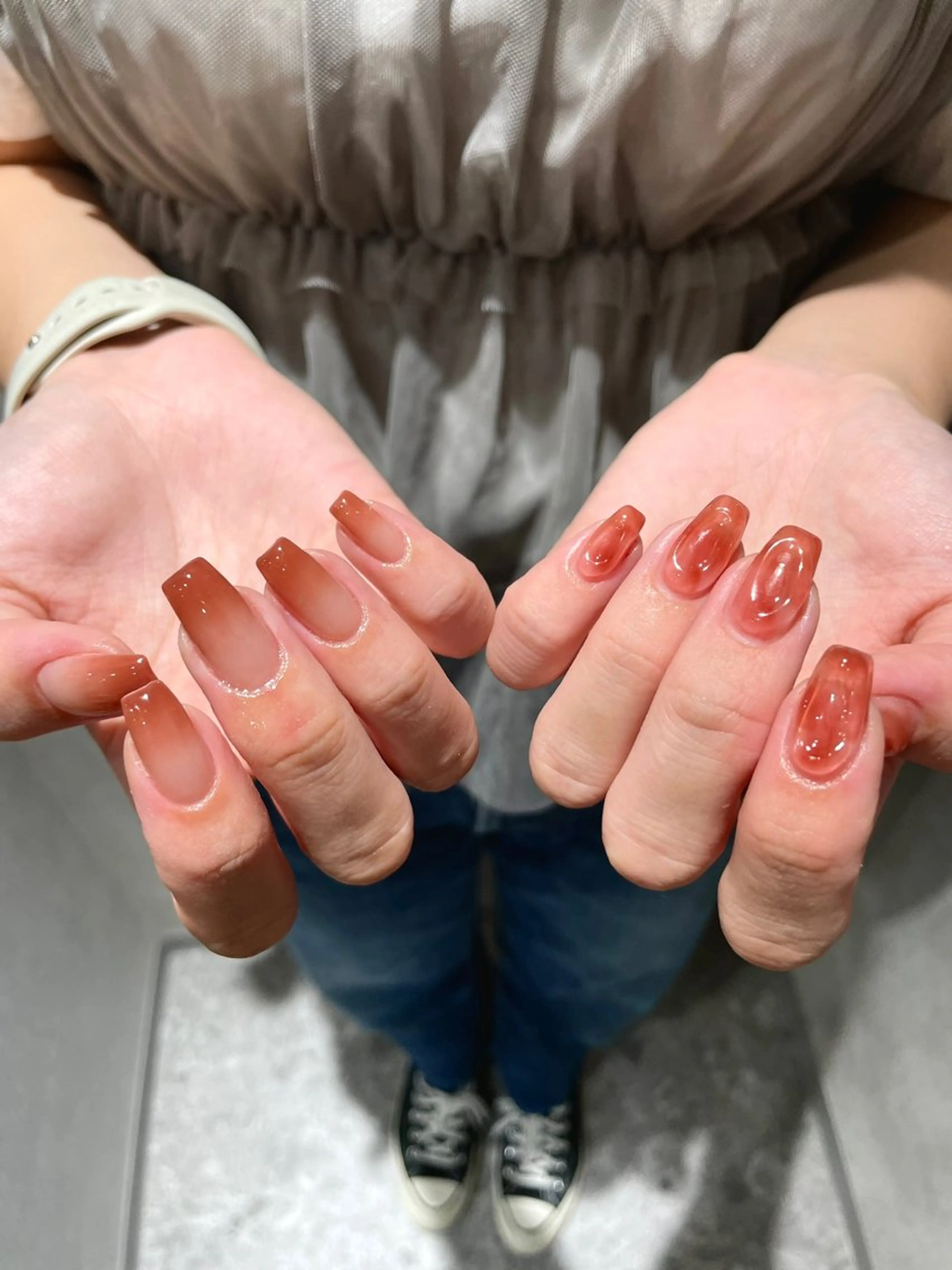 グラデーションネイルの写真