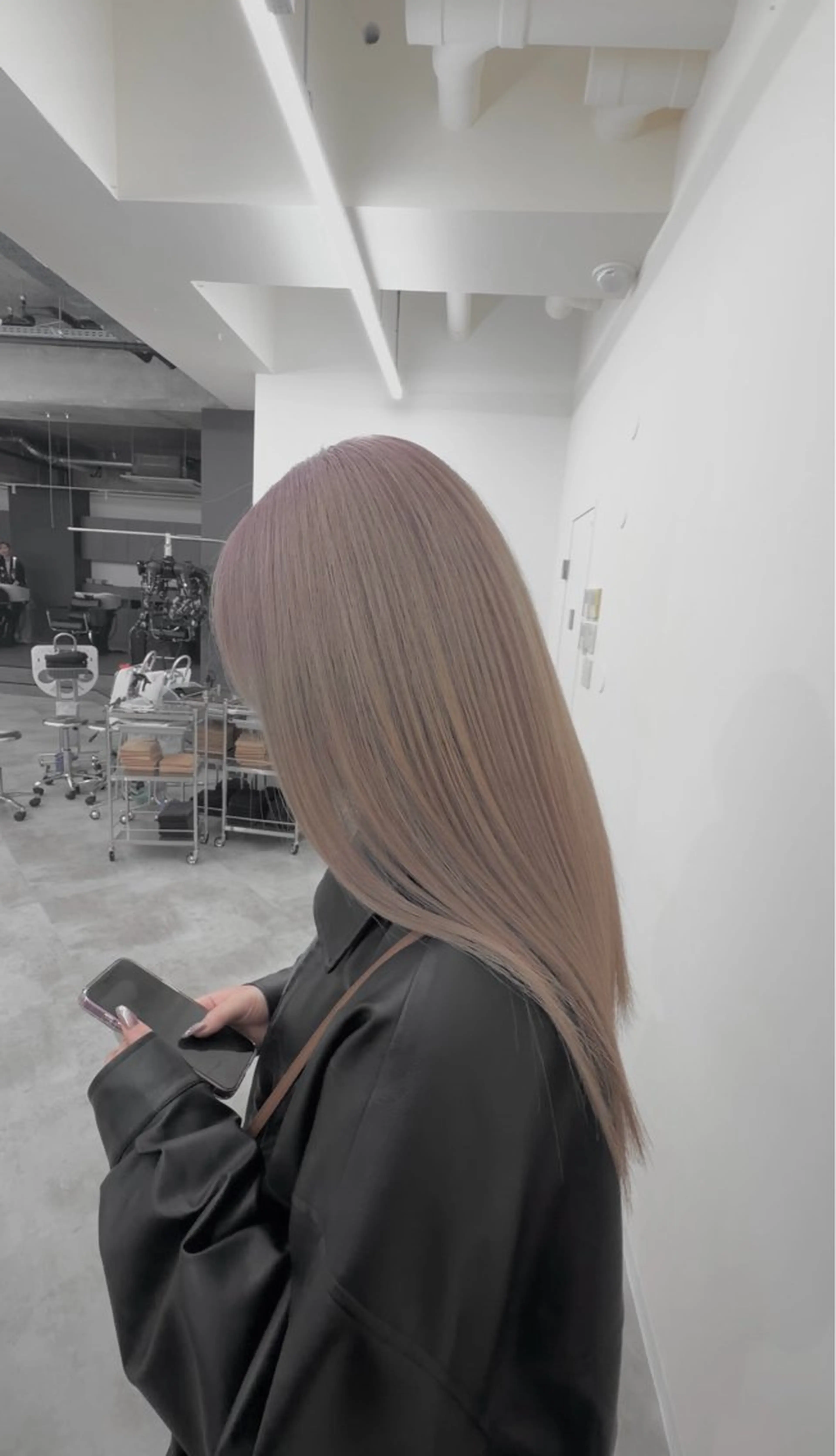 ロング カラー ヘアサロンアウラ所属・旭岡龍明/ハイトーン /ケアブリーチのヘアスタイル