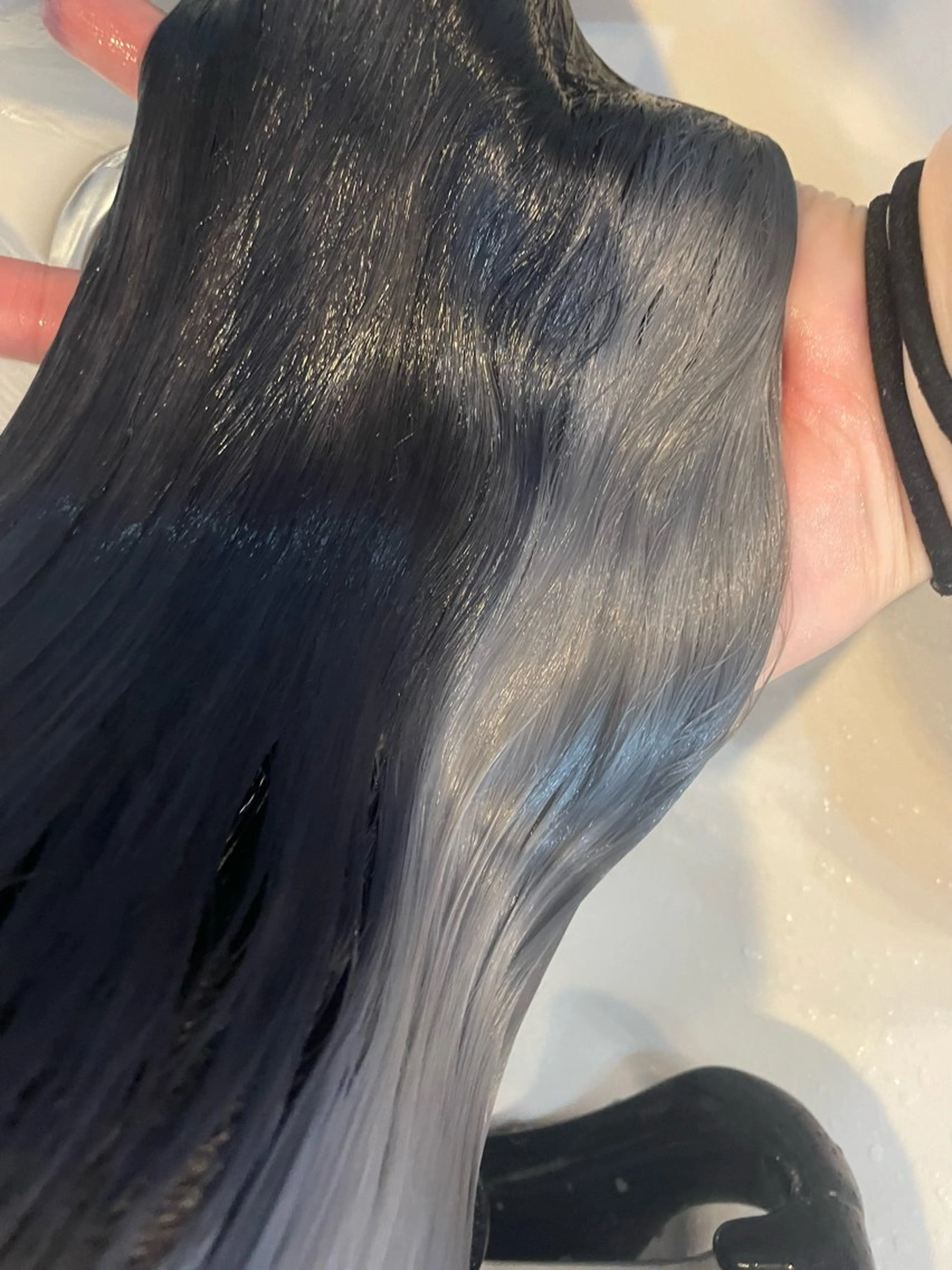 ミディアム カラー La fith hair sept 銀座店所属・KOGA／ パーマモデル募集のヘアスタイル