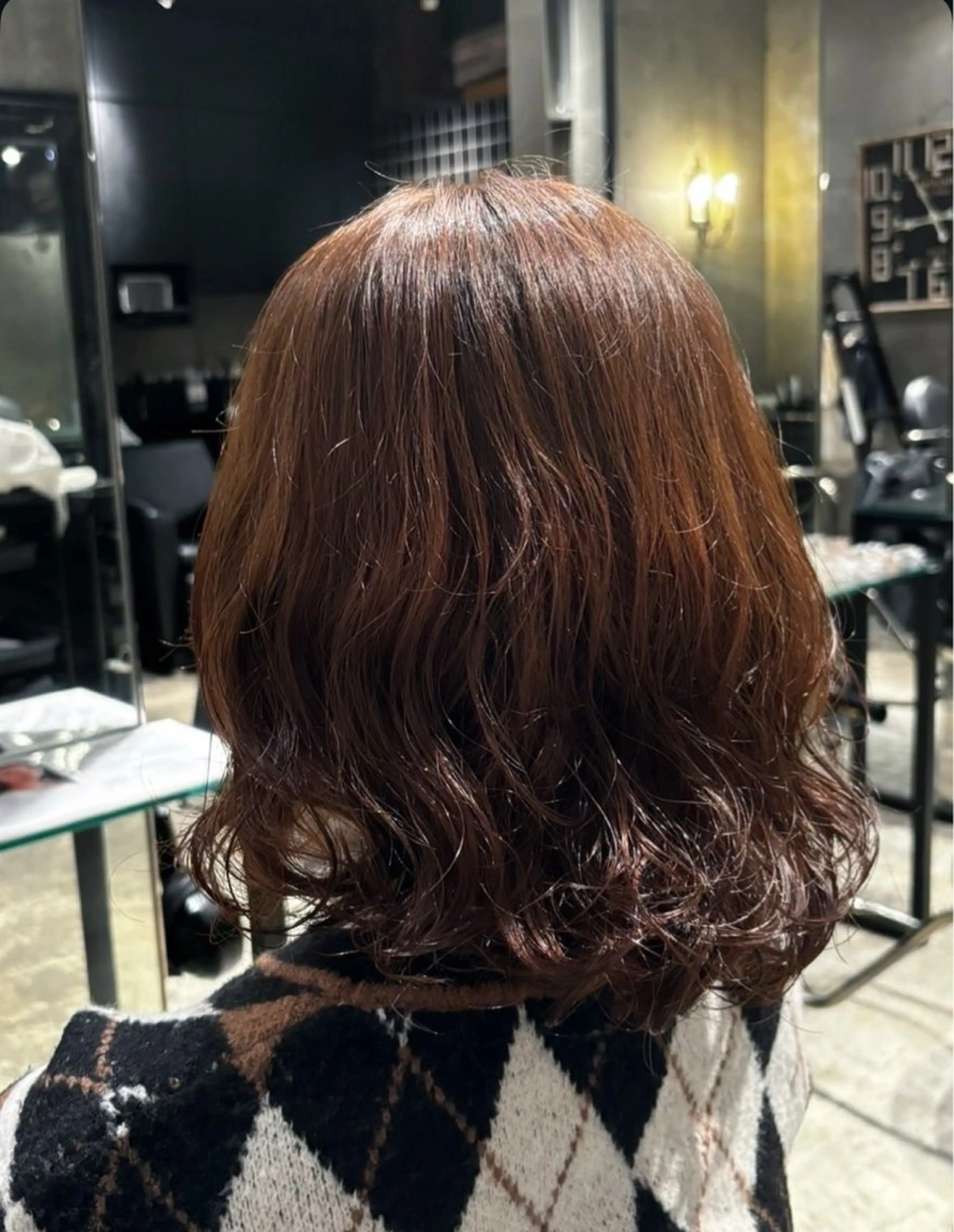 ミディアム パーマ パーマ/ボブ/ ショート/まな⭐️のヘアスタイル