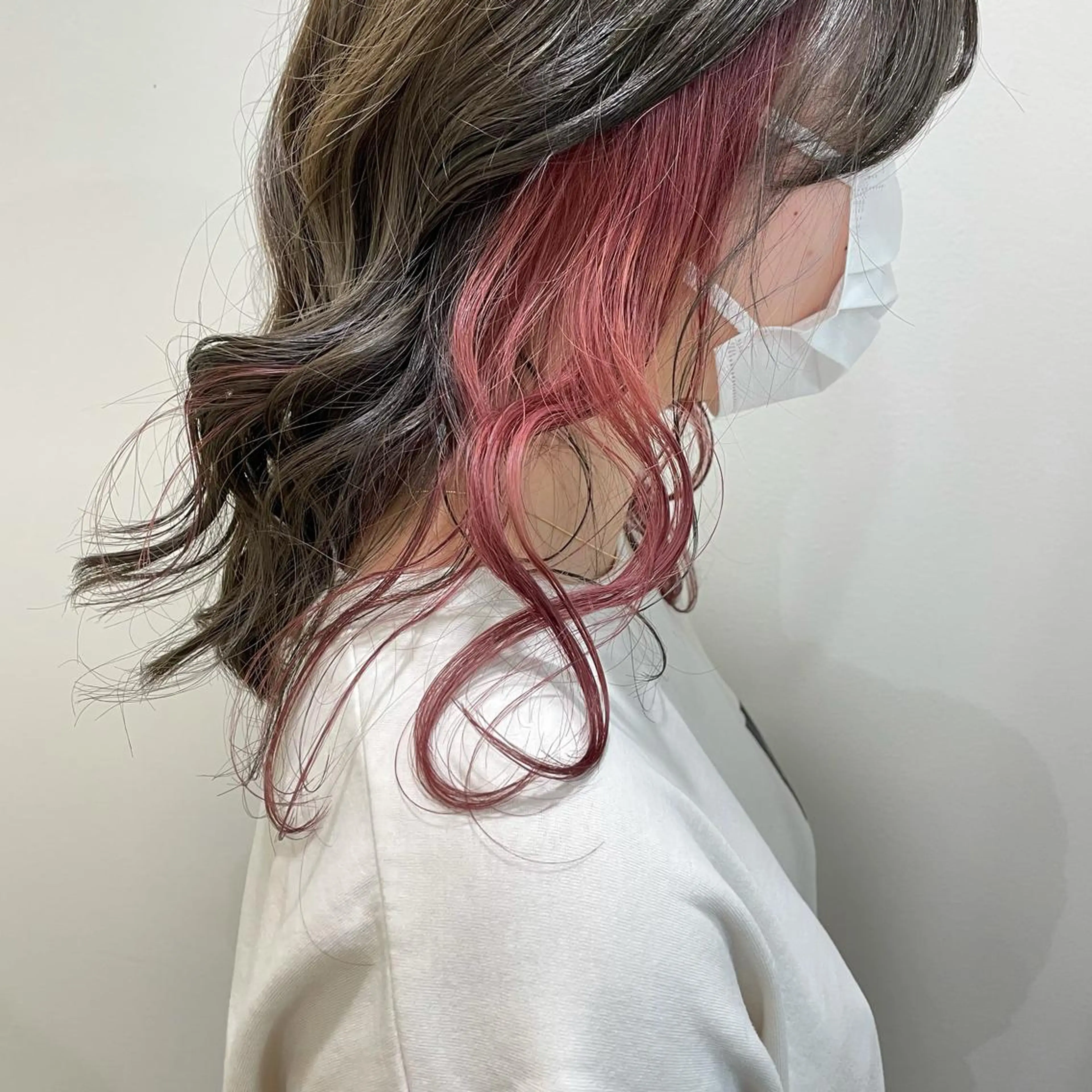 ミディアム カラー 縮毛矯正/髪質改善 /韓国風　山川春輝のヘアスタイル