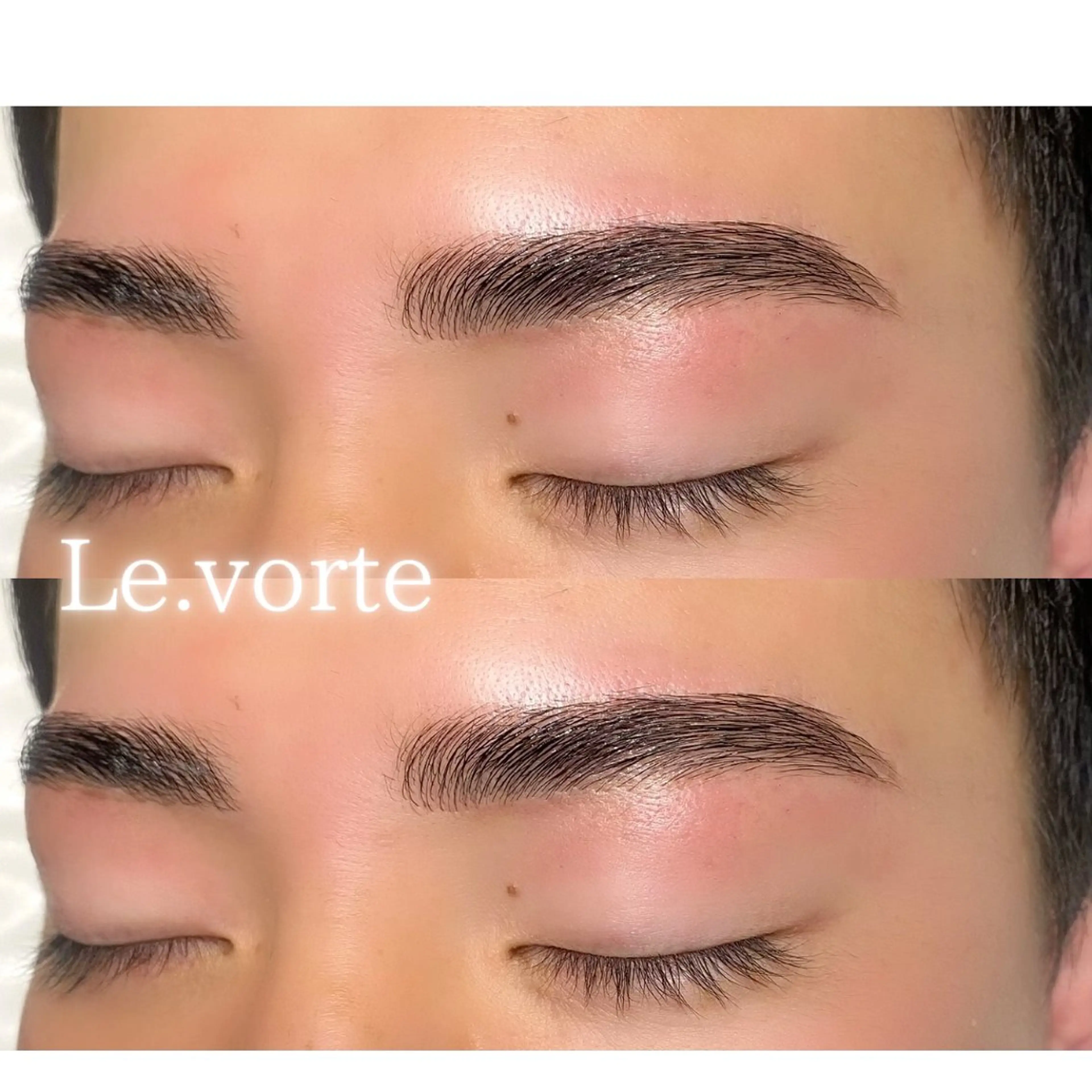 アイブロウ ハリウッドブロウリフト メンズアイブロウ Nao店長 /ルヴォルテ大須のマツエク・マツパデザイン