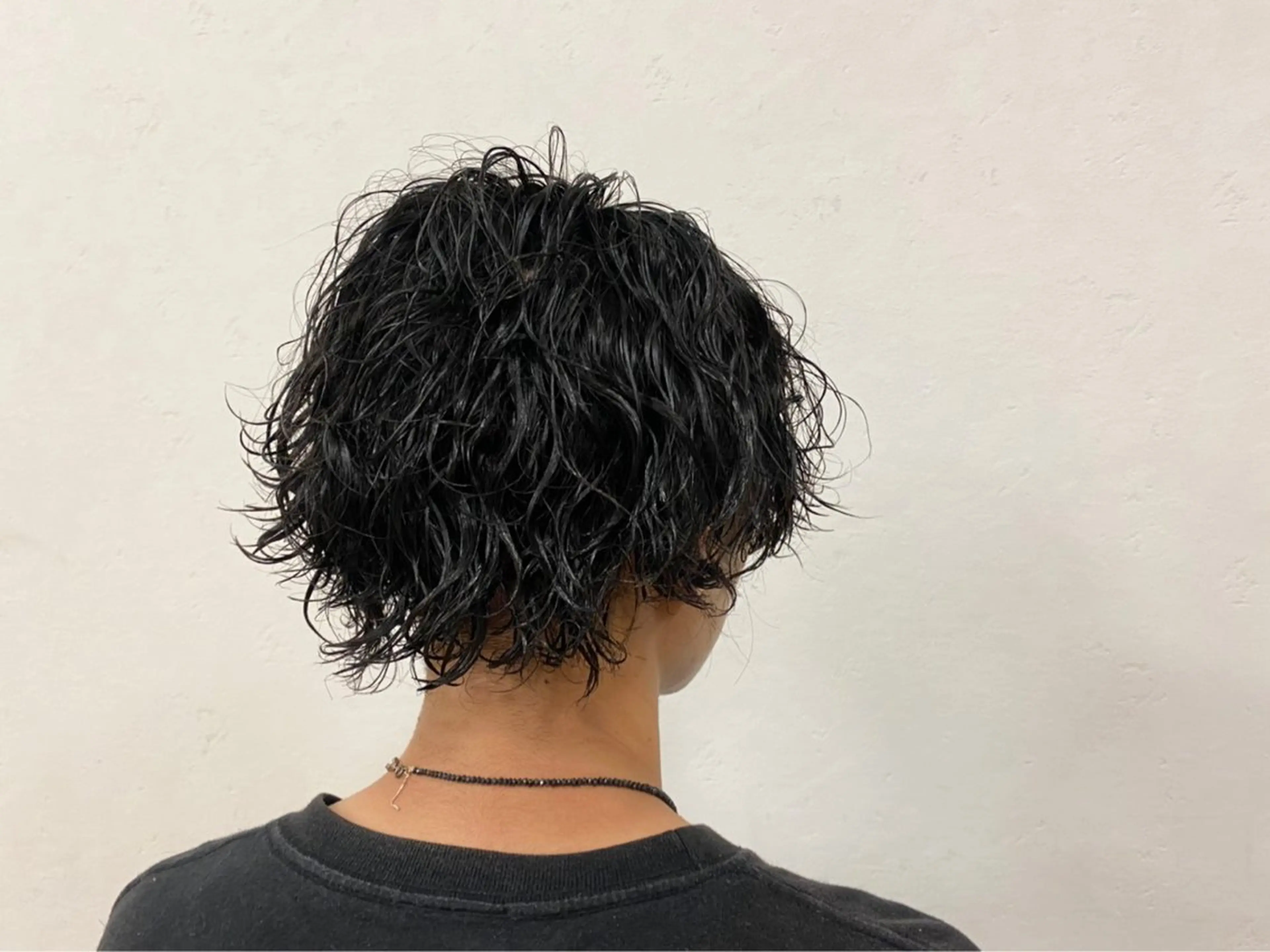 パーマ メンズ 中村 虎のヘアスタイル