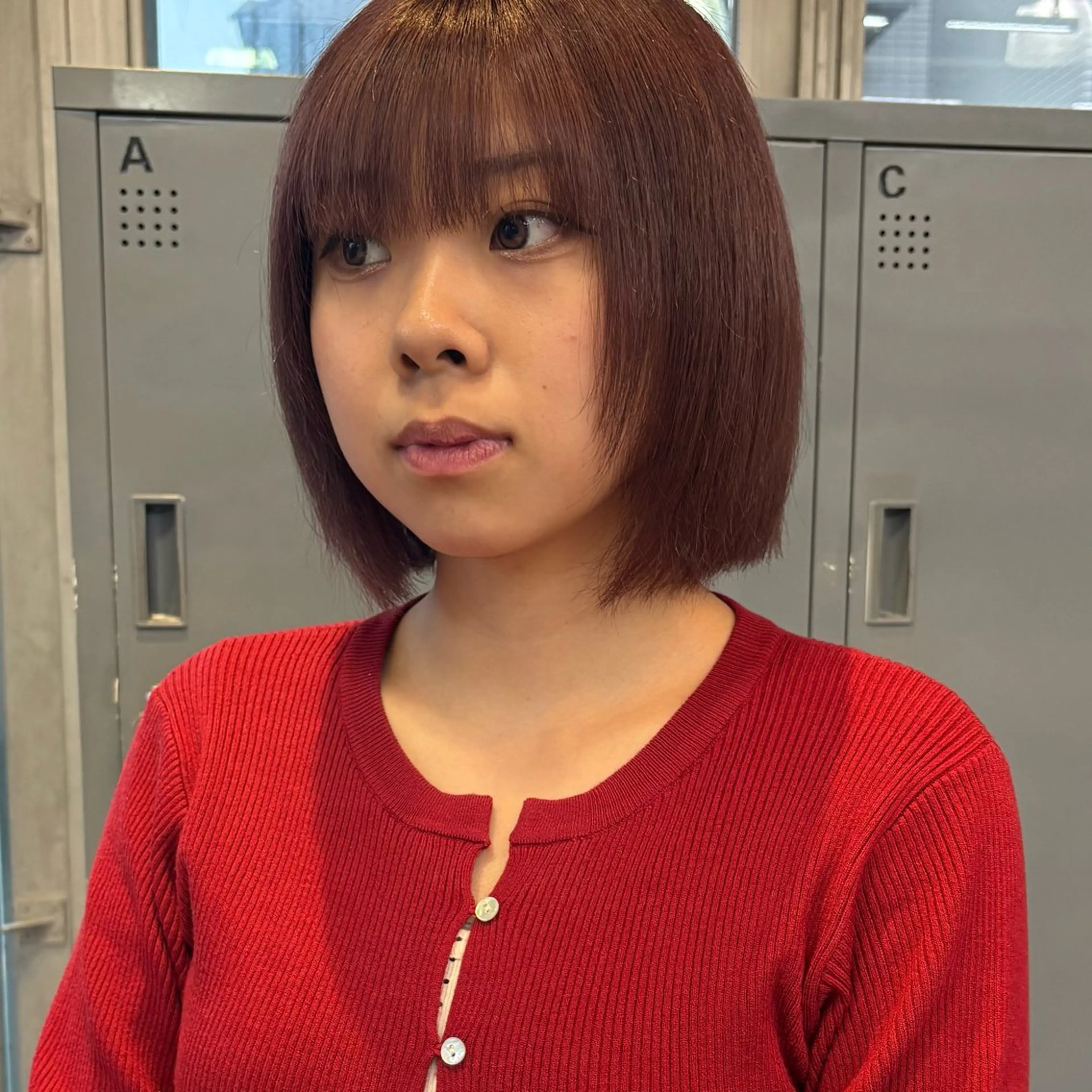 ショート カラー ヘアアレンジ 🧚‍♀️透明感カラ ー/渡邉日向💔🎀のヘアスタイル