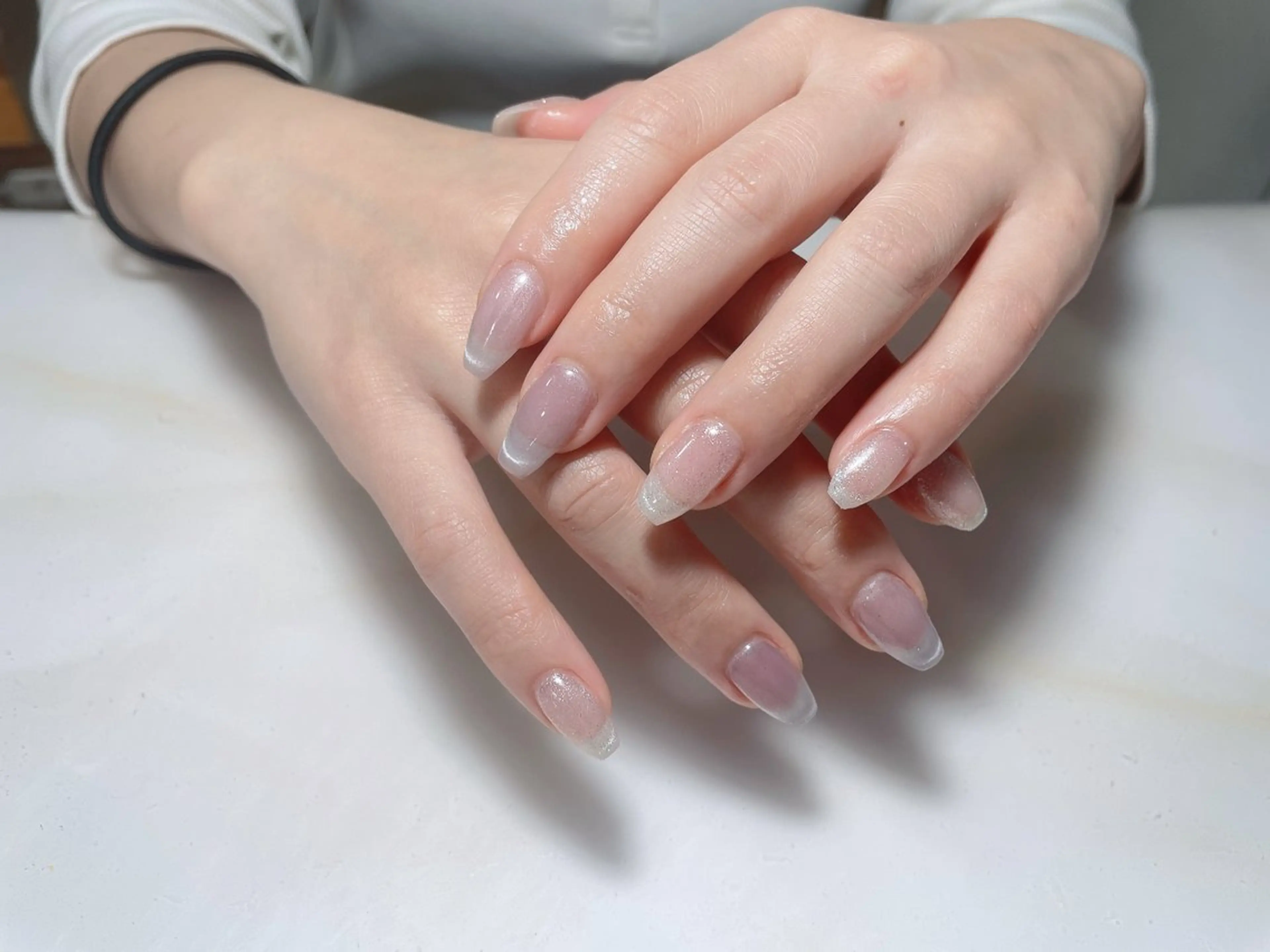 ネイル アートネイル フレンチネイル ジェルネイル グラデーション 韓国ネイル 久保田 マリコのネイルデザイン