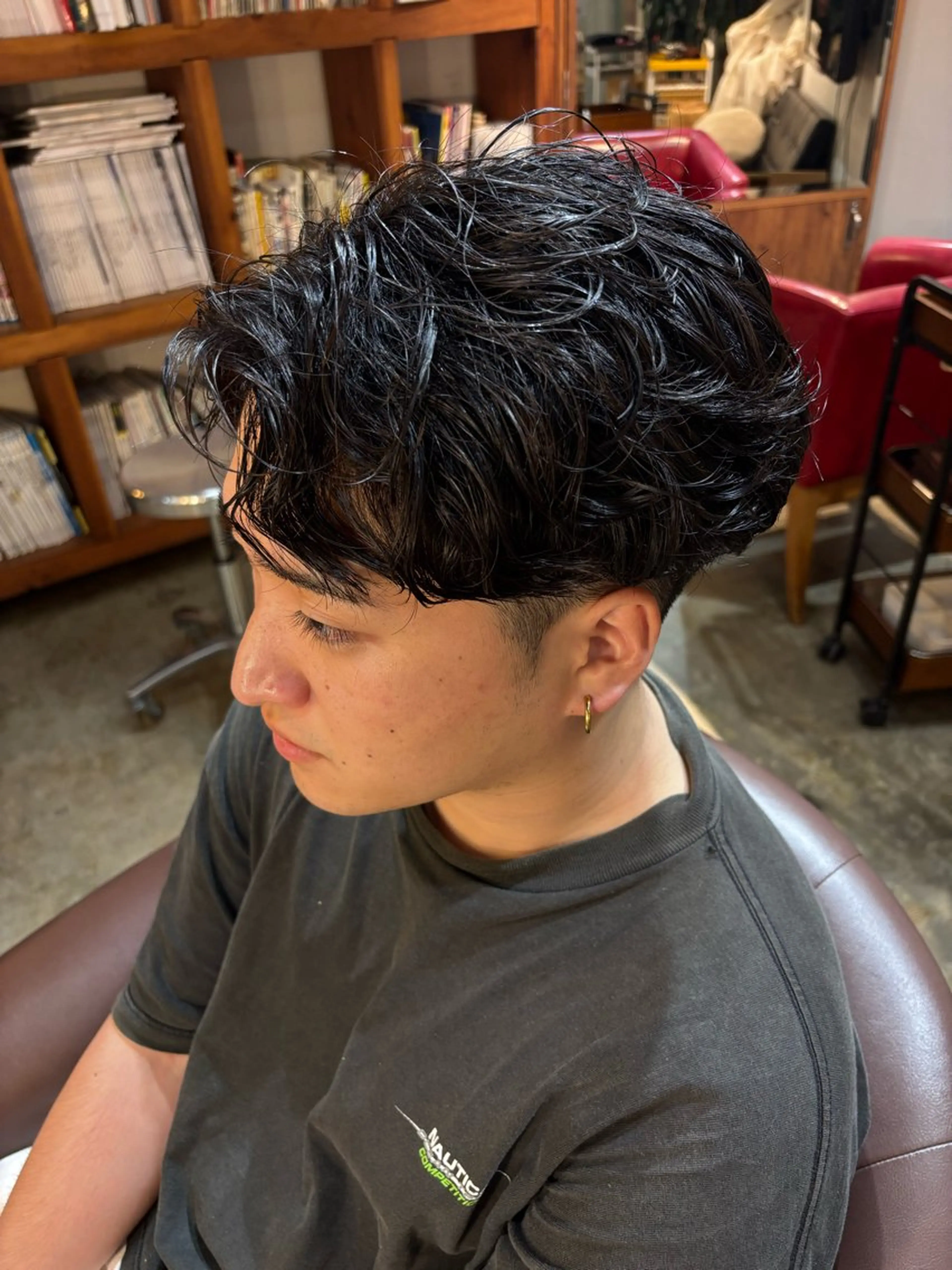 パーマ メンズ パーマ 平川 海夢のヘアスタイル