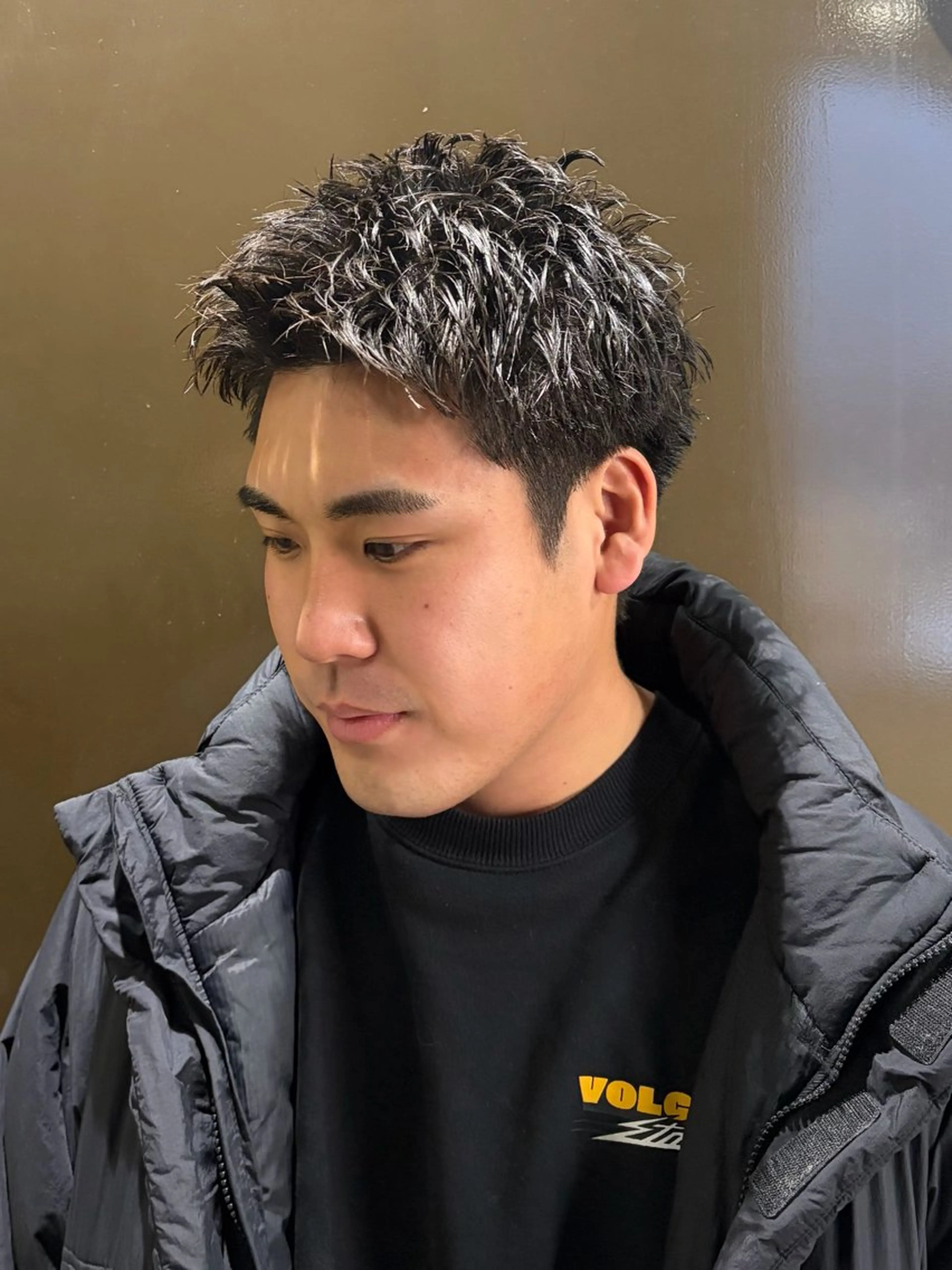 パーマ メンズ カット パーマ 柏メンズカットパーマ NO.1タイチのヘアスタイル