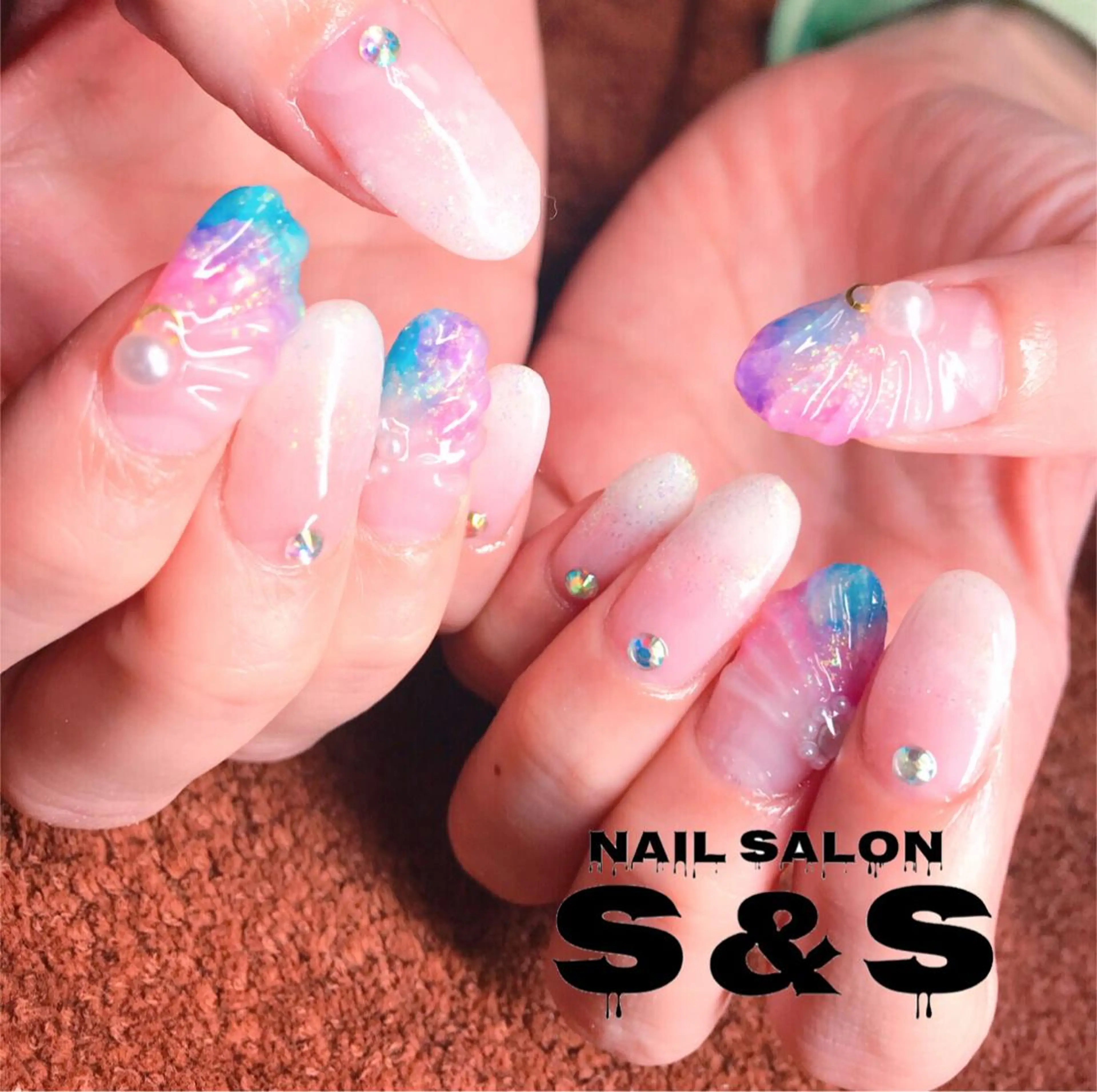 ネイル 長さ出し メンズネイル 持ち込み スカルプネイル ネイルチップ S&S 村田小百合のネイルデザイン