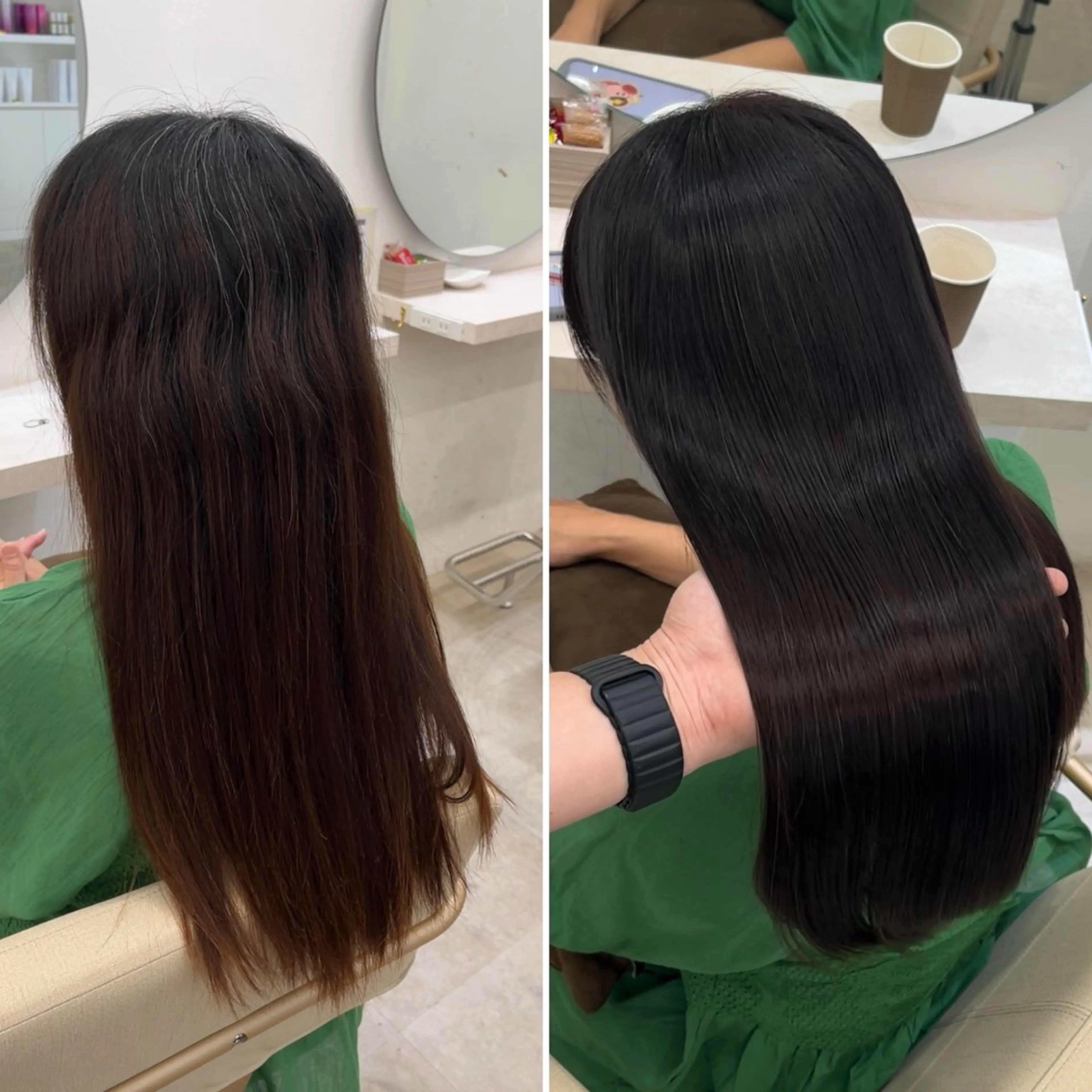 ロング 髪質改善/縮毛矯正 梅田茶屋町/西尾祐作のヘアスタイル