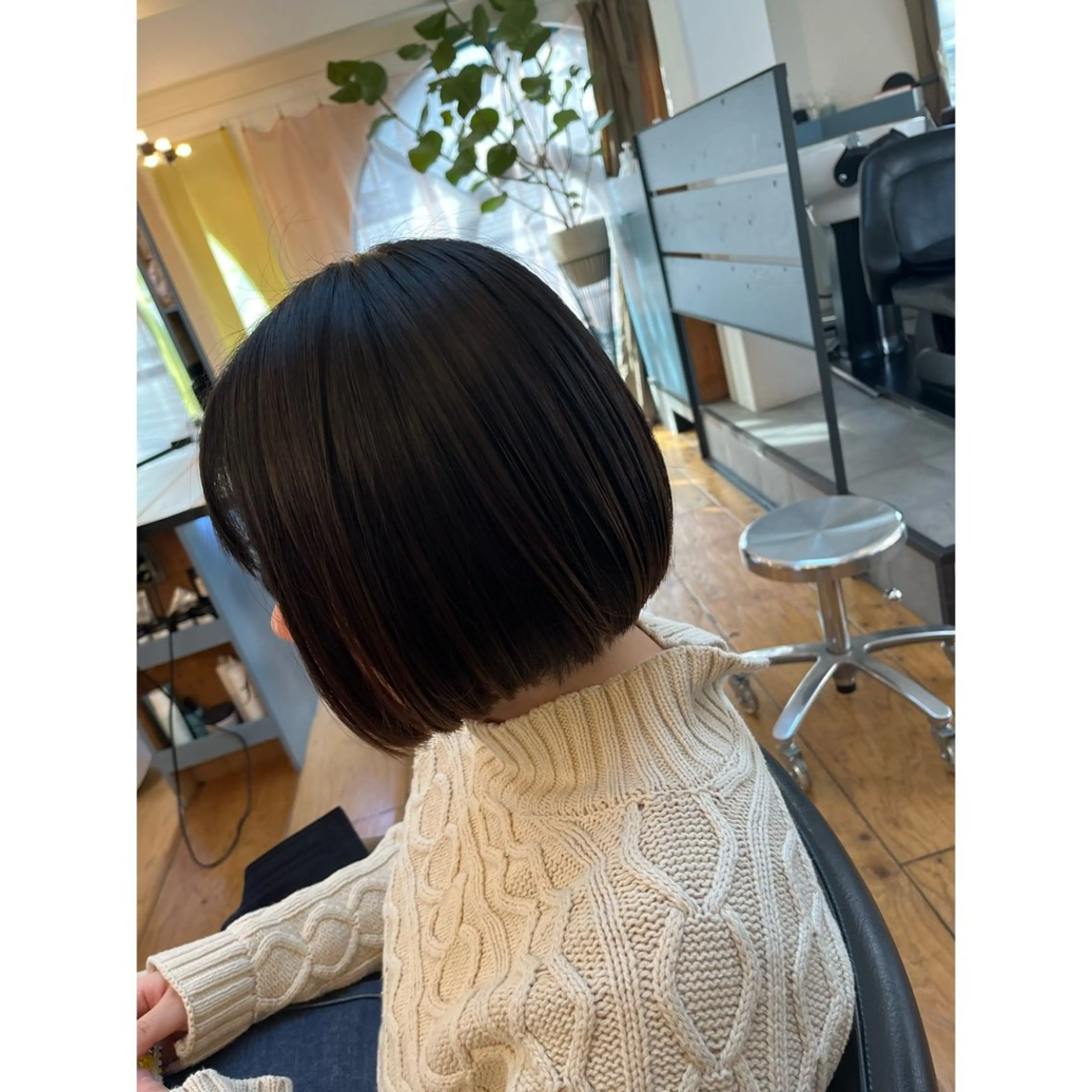 ショート ボブ ハイライト 髪質改善 ショートヘア トリートメント カット Lagom(ラゴム) なかだのヘアスタイル