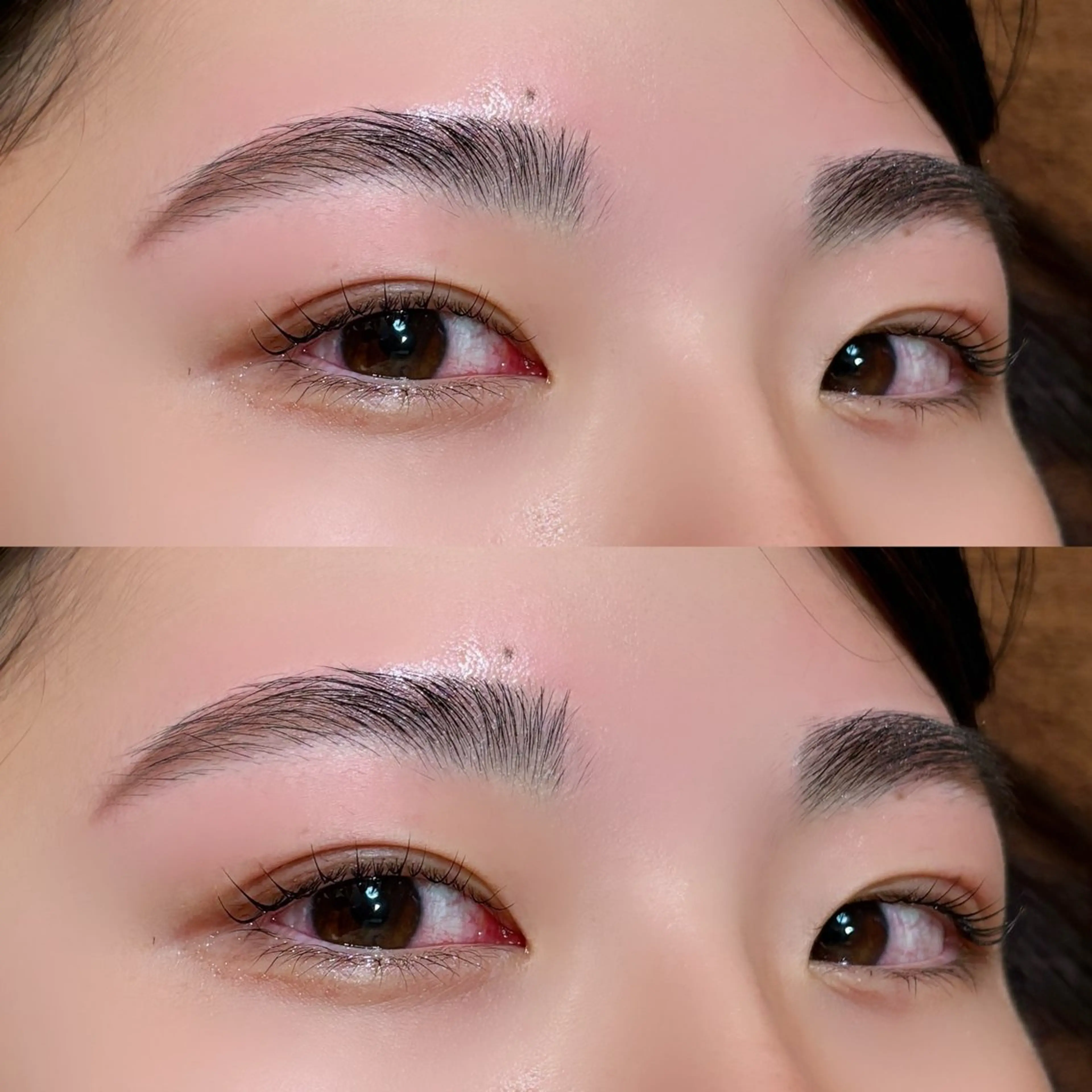 まつげパーマ➕アイブロウワックスの写真