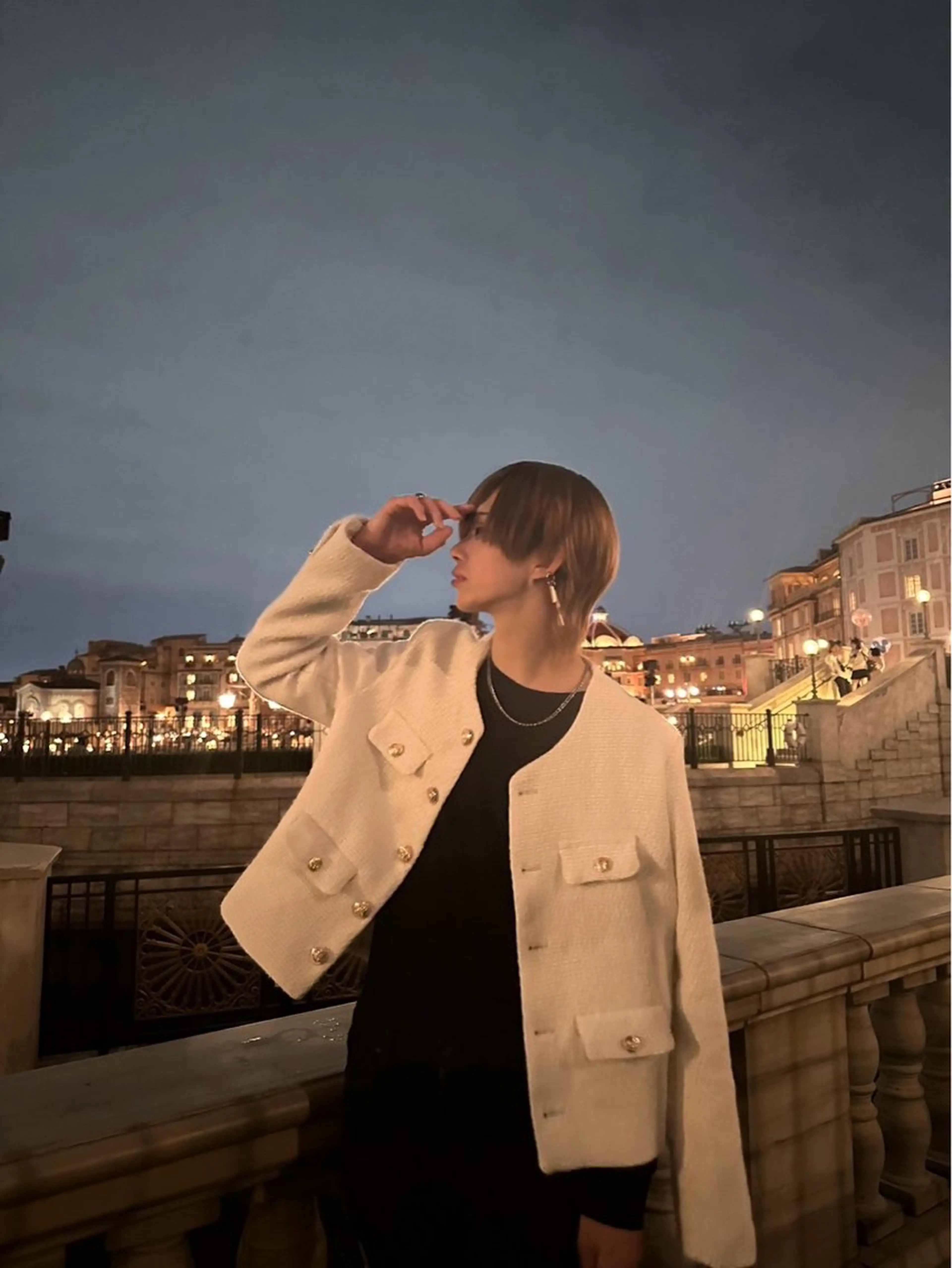 ミディアム メンズ カット ヘアカラー RACCOON.TOKYO 渋谷店所属・メンズカット特化🐺 ウルフ[店長]置塩祥のヘアスタイル