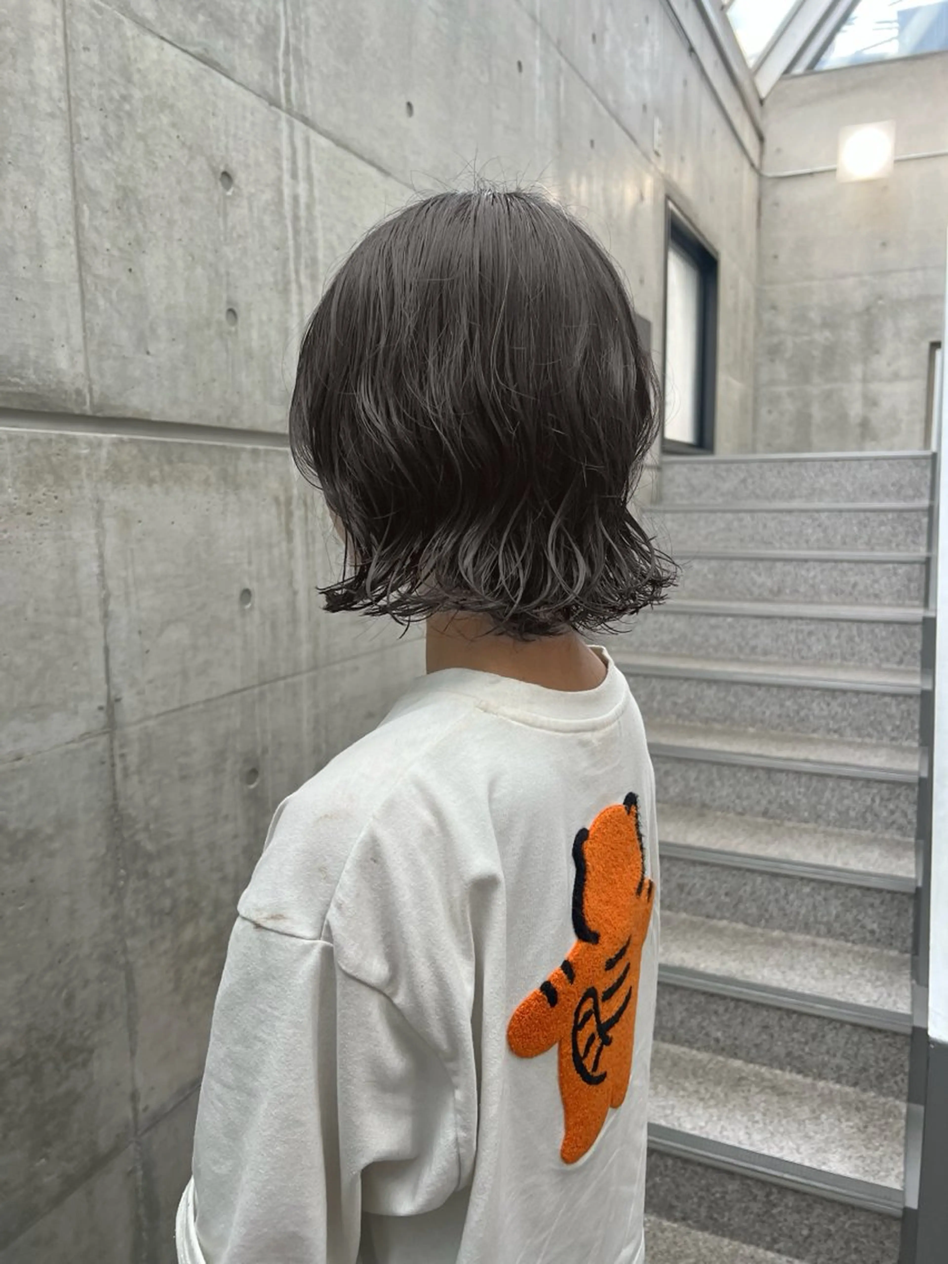 ショート パーマ コテ巻き風パーマ SHONOのヘアスタイル