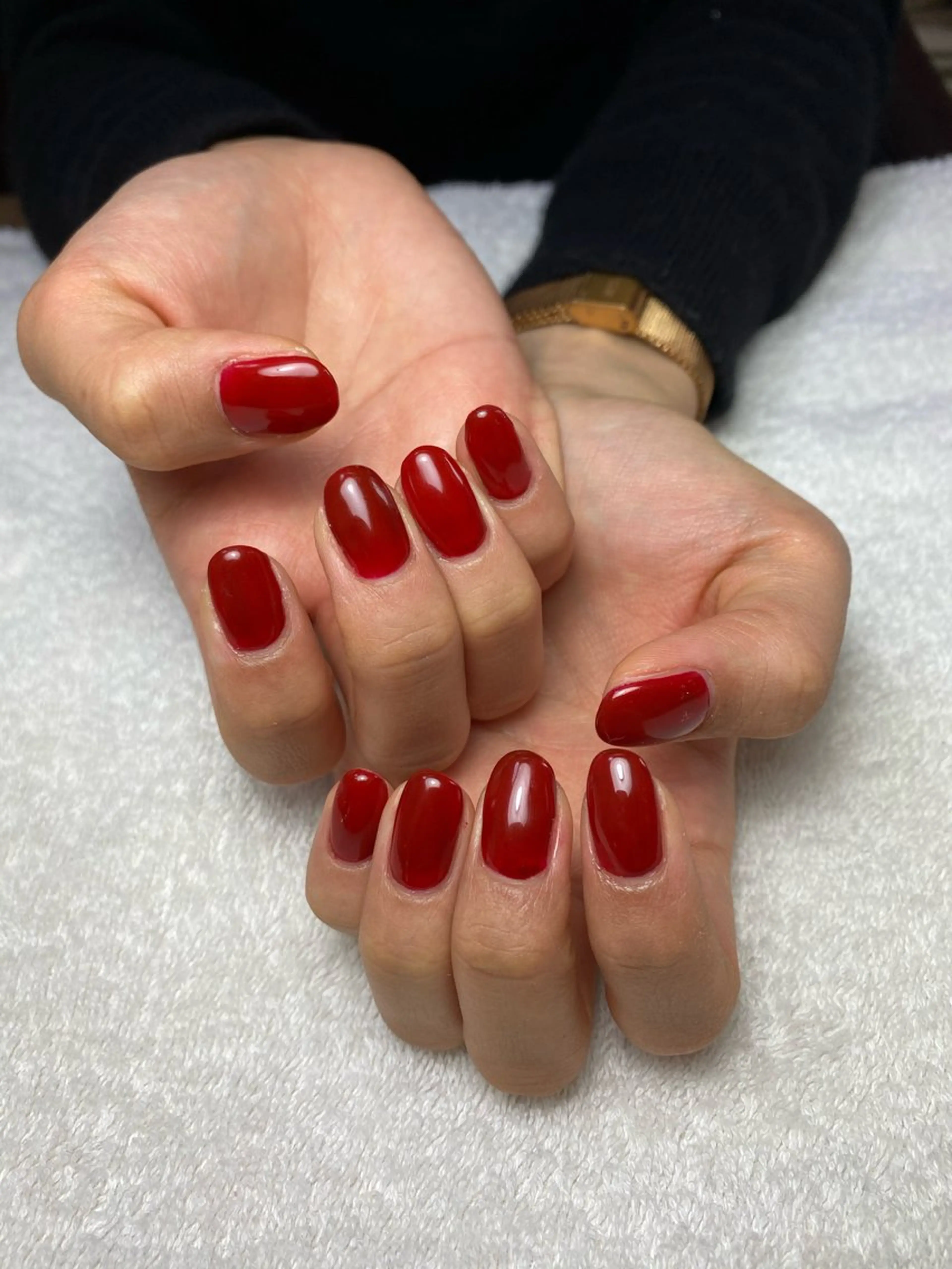 ネイル ボルドー ワンカラーネイル ハンドネイル COCO+所属・COCO +のエステ・リラクイメージ