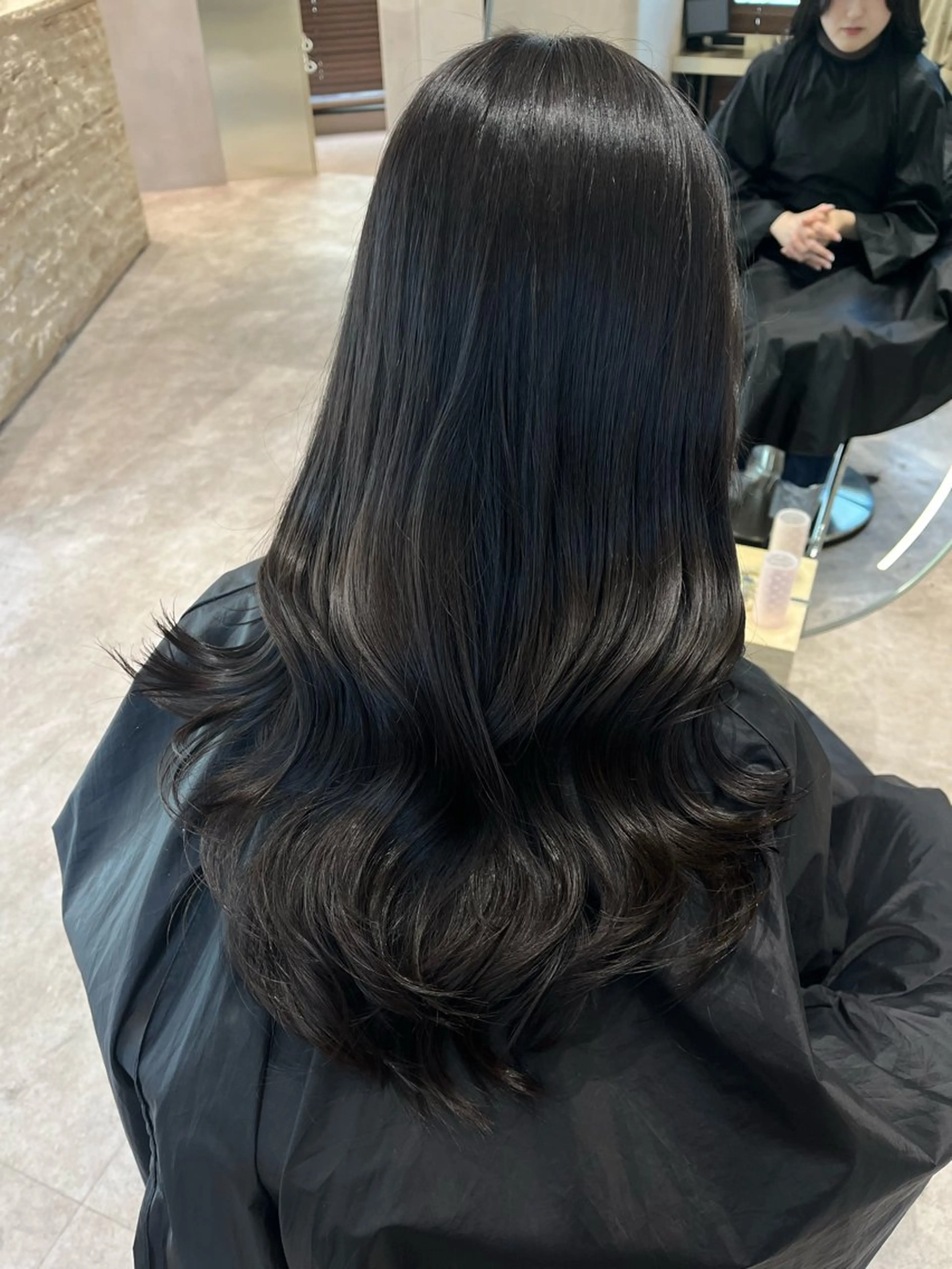 セミロング カット ヘアカラー トリートメント 韓国ヘア/ベージュ カラー/髪質改善/涼のヘアスタイル