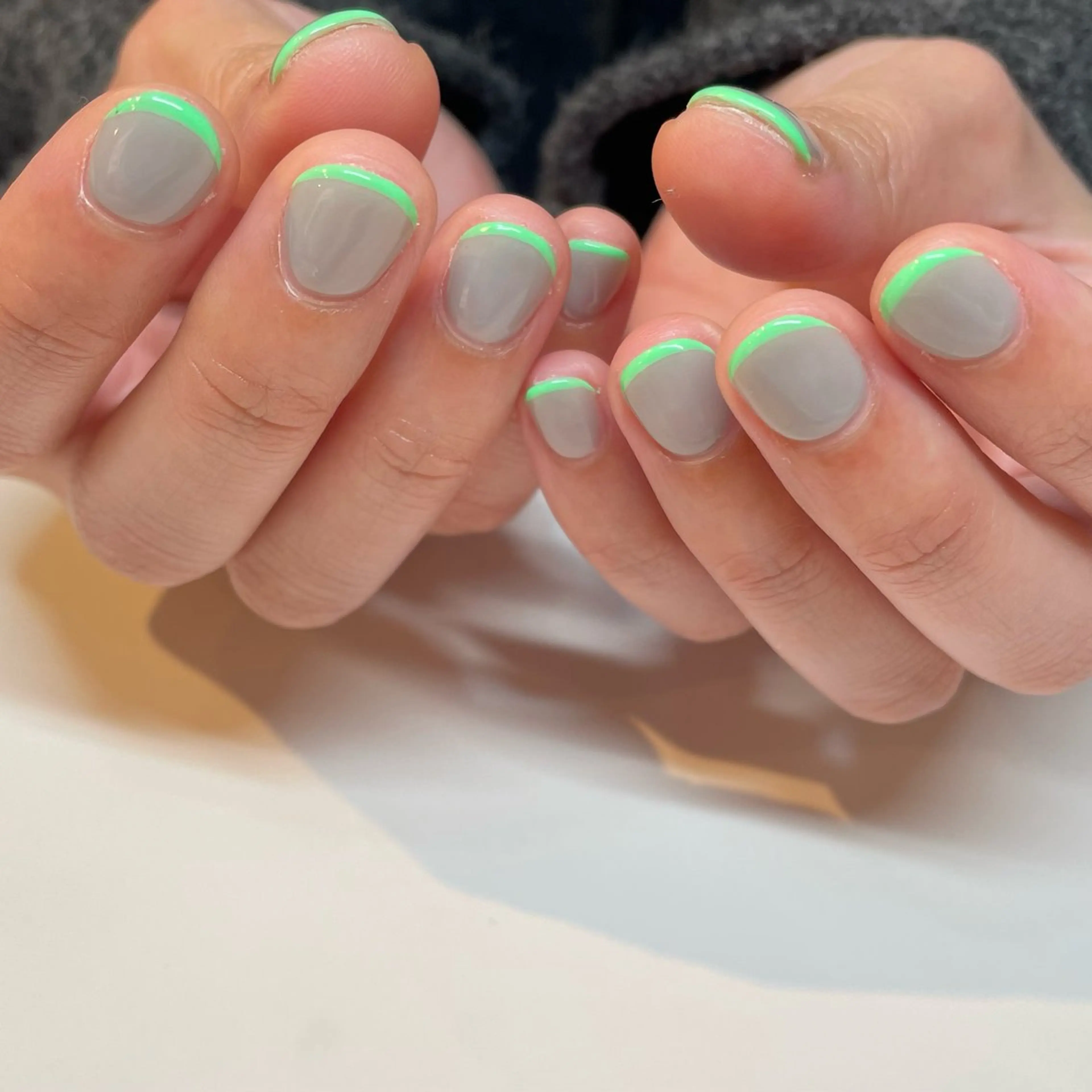 ネイル フレンチネイル Manon Yuiのマツエク・マツパデザイン