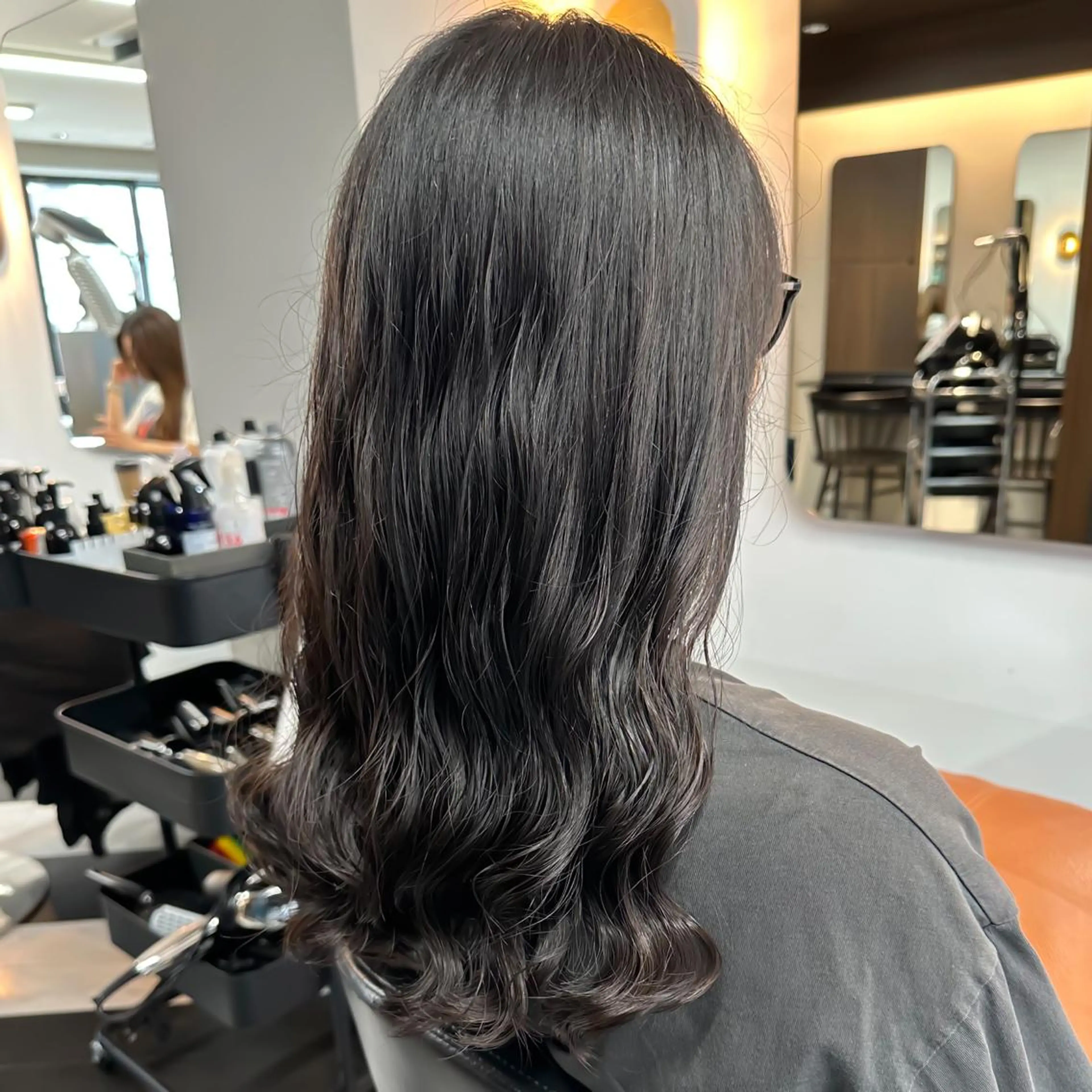 ロング パーマ 守屋 寿哉のヘアスタイル