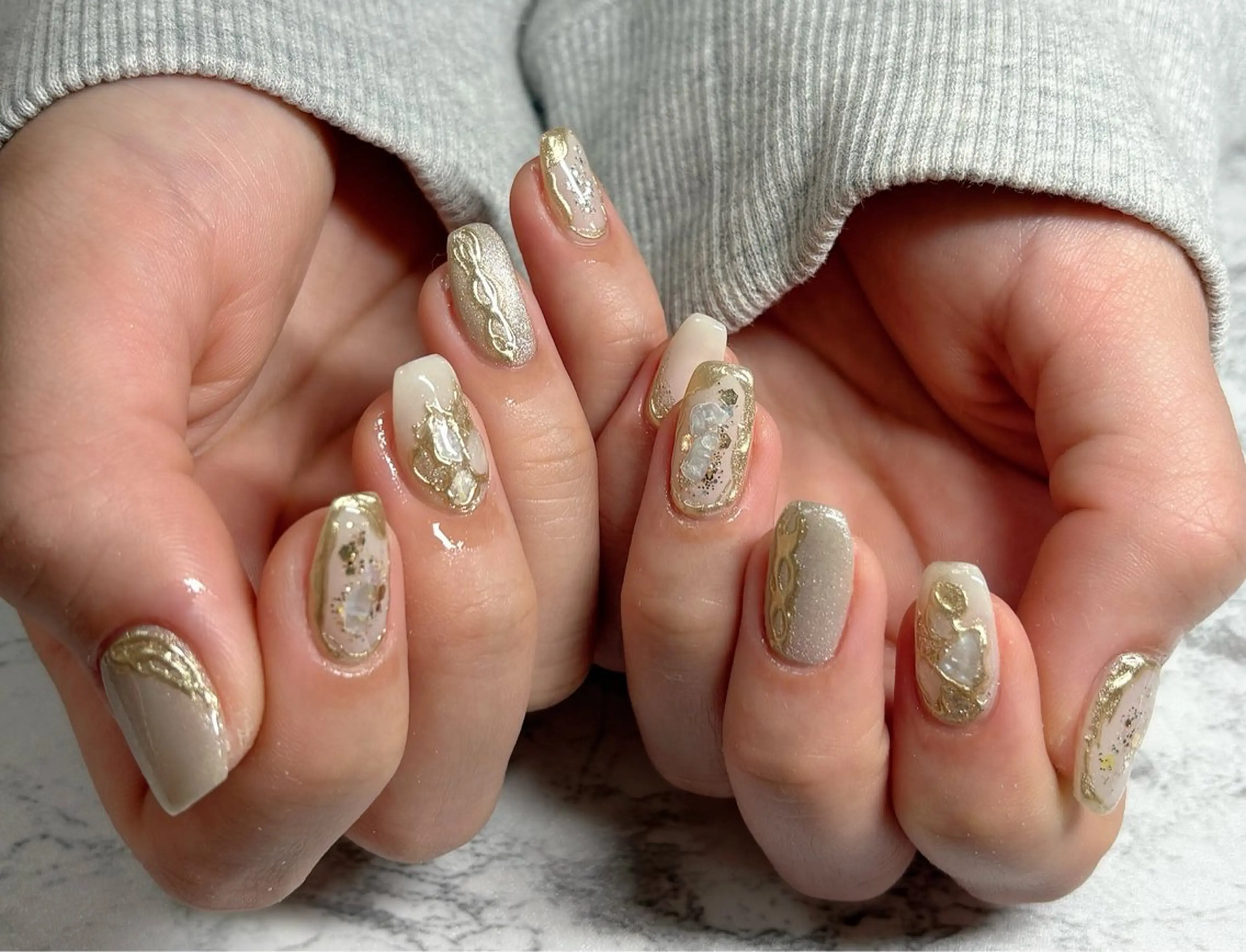 ネイル ハンドネイル 市川駅 ✿中津のネイルデザイン