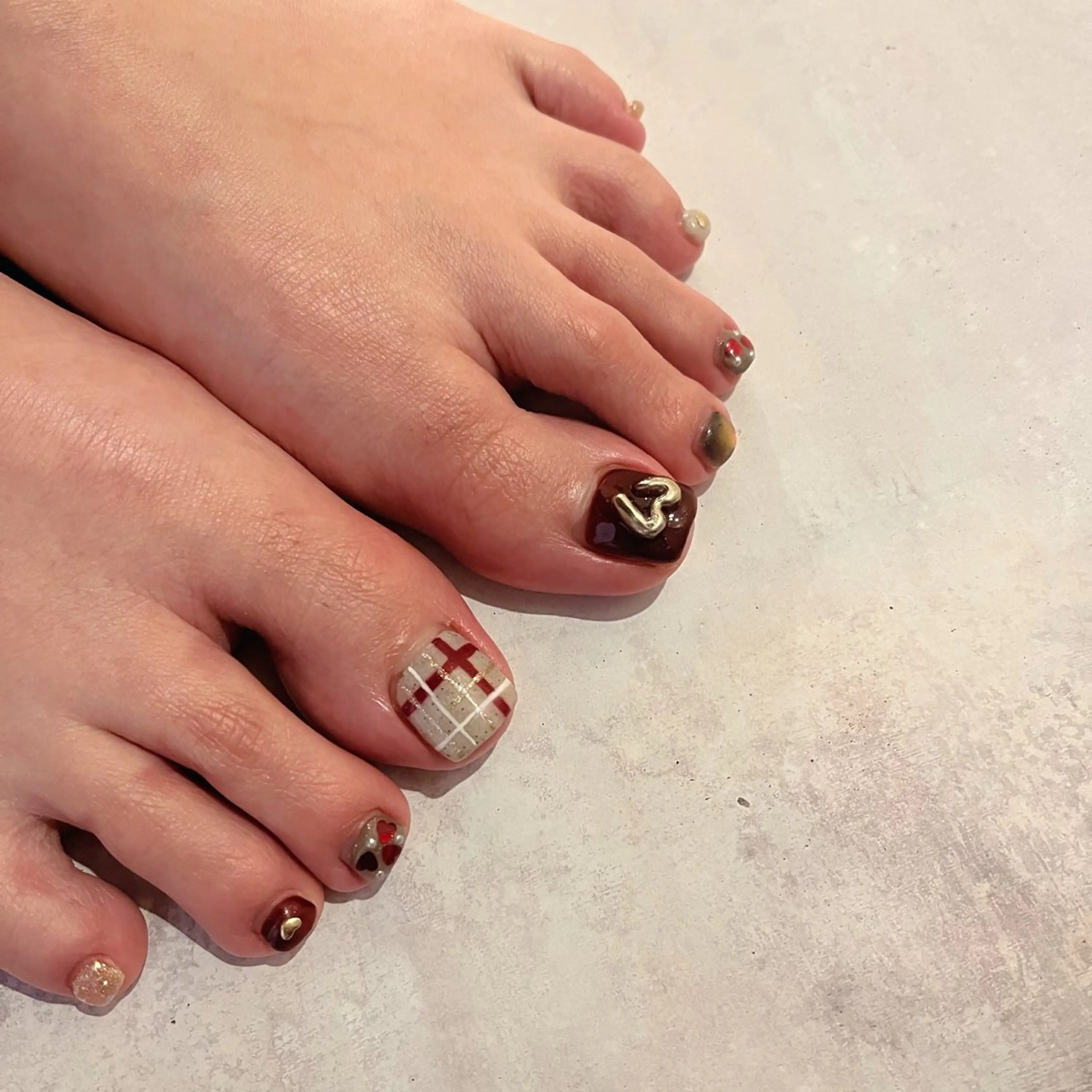 ネイル バレンタイン K Aのネイルデザイン