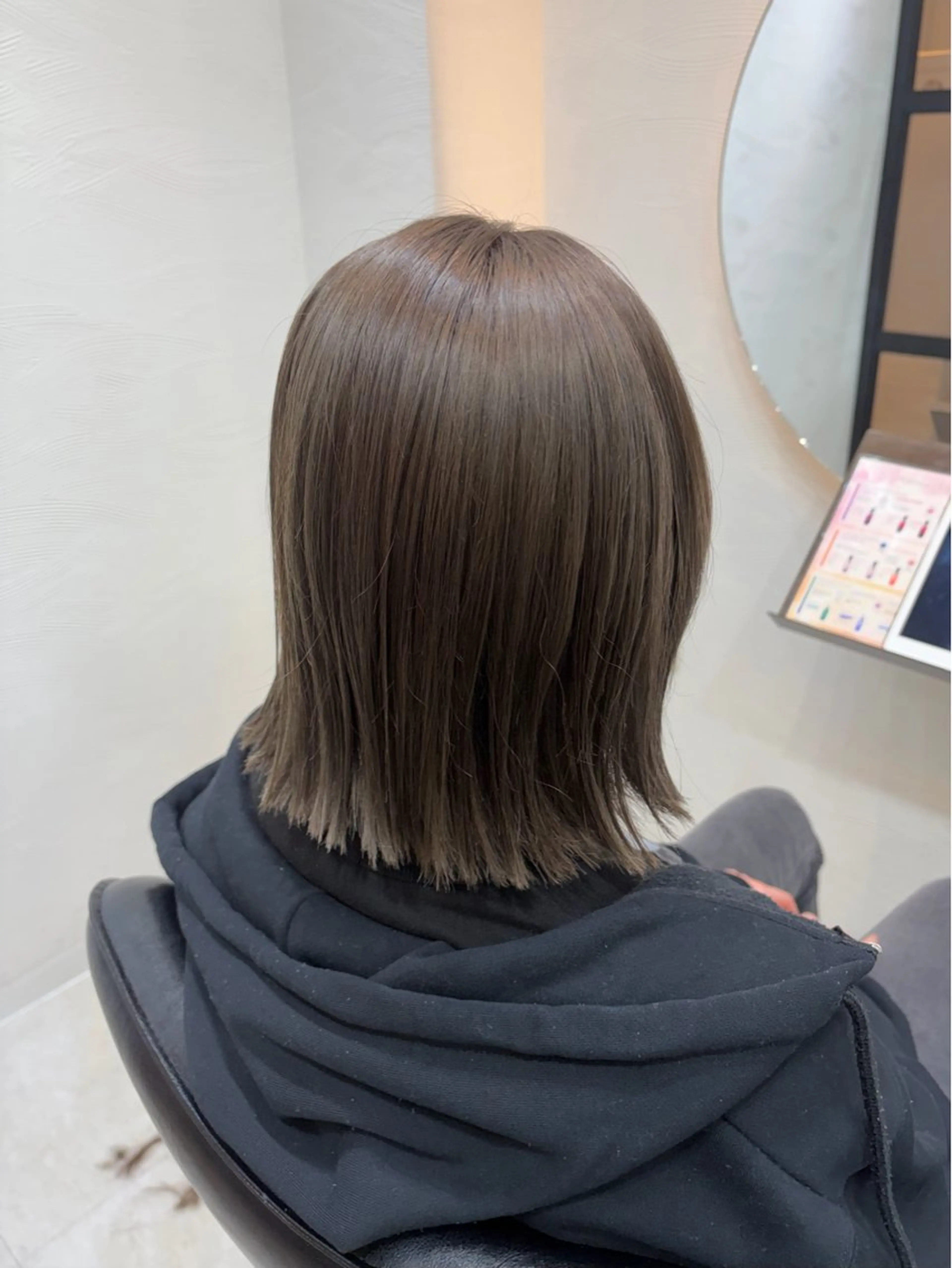 ミディアム カラー カット ヘアカラー トリートメント 【ニュアンスカラー・ 髪質改善】スズキカナのヘアスタイル