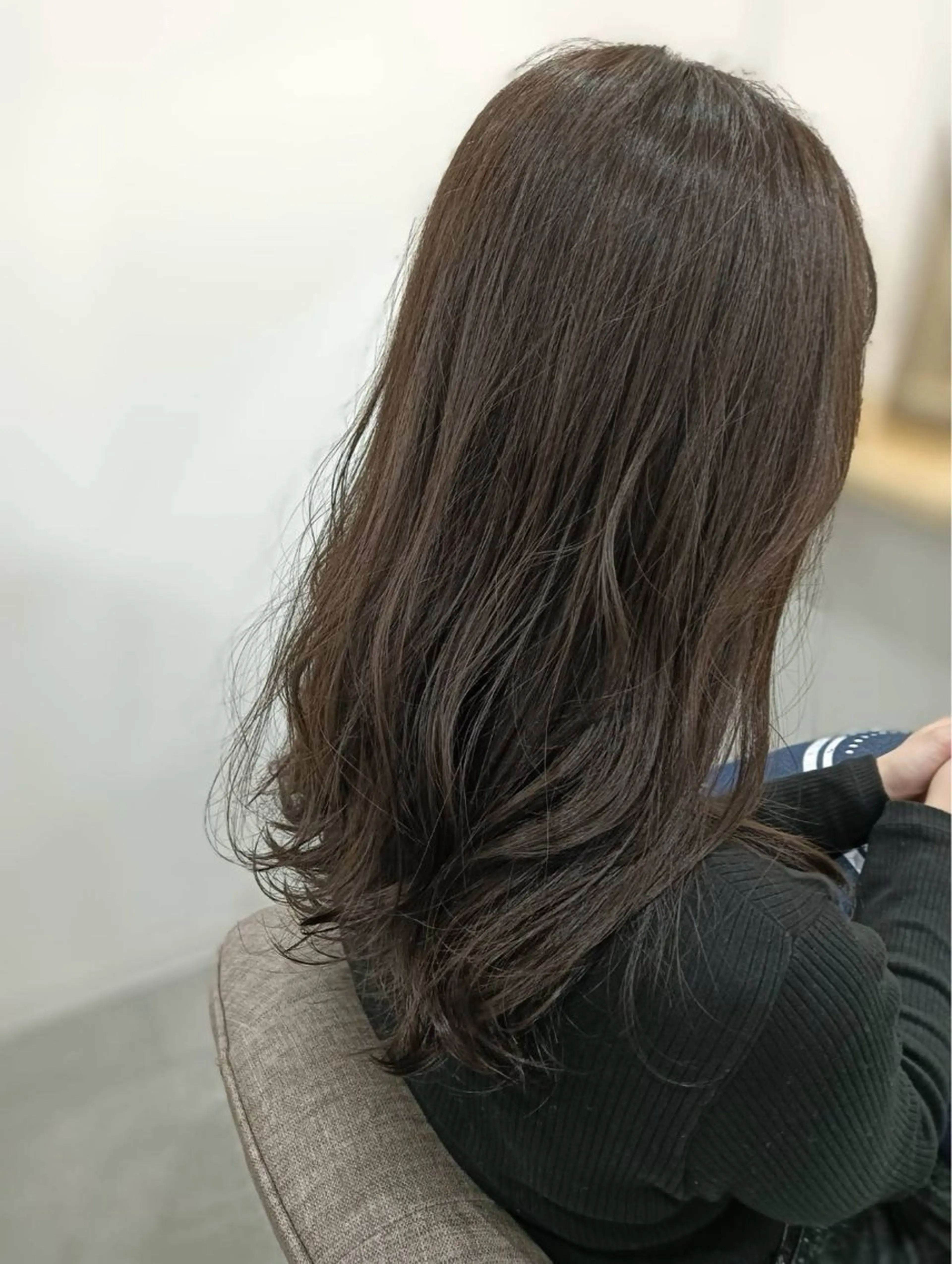 セミロング カラー eclat hairのヘアスタイル