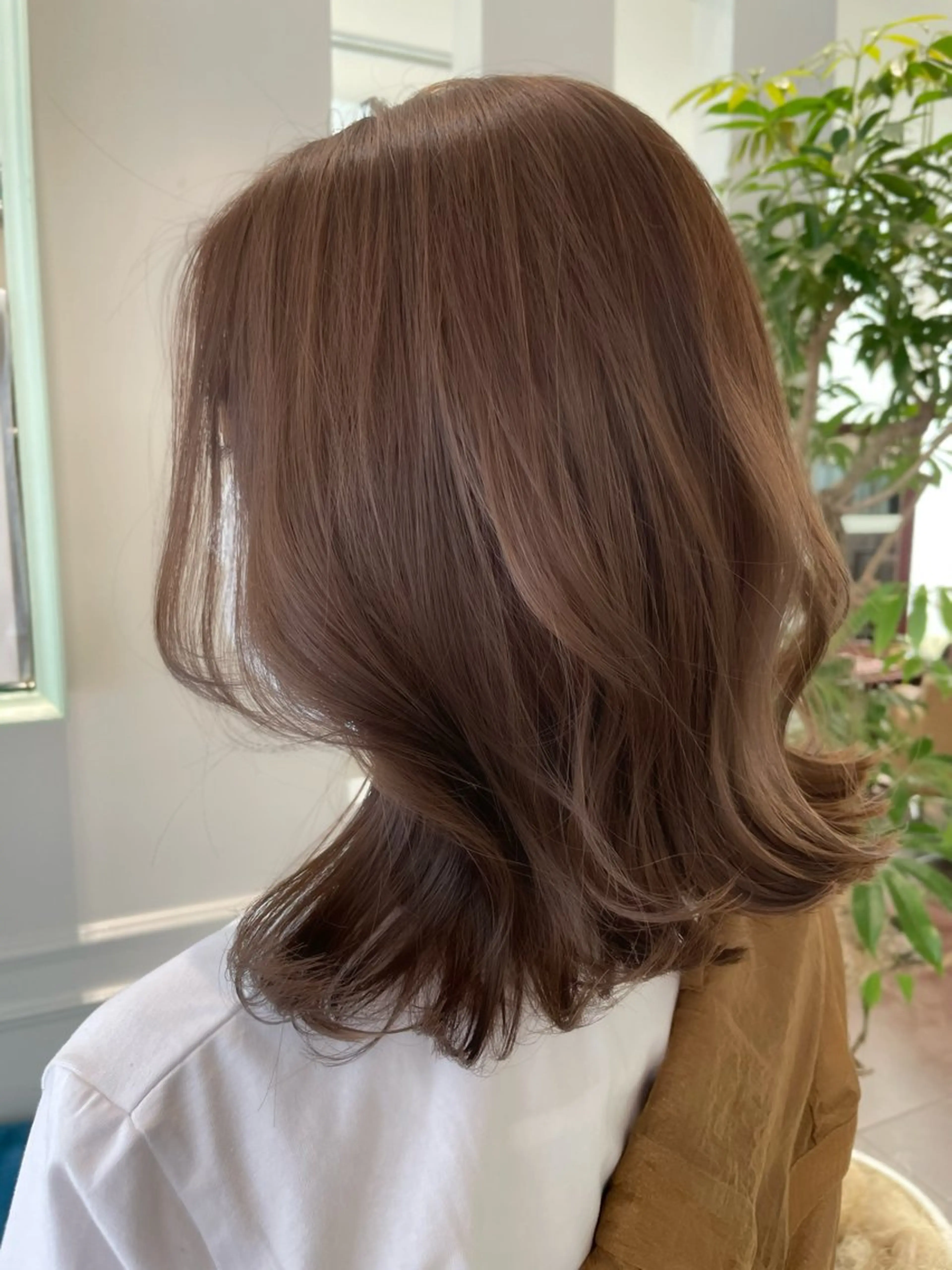 ミディアム カラー ヘアアレンジ Lani5710所属・🎀ハイトーン・艶 カラー HANA🎀のヘアスタイル