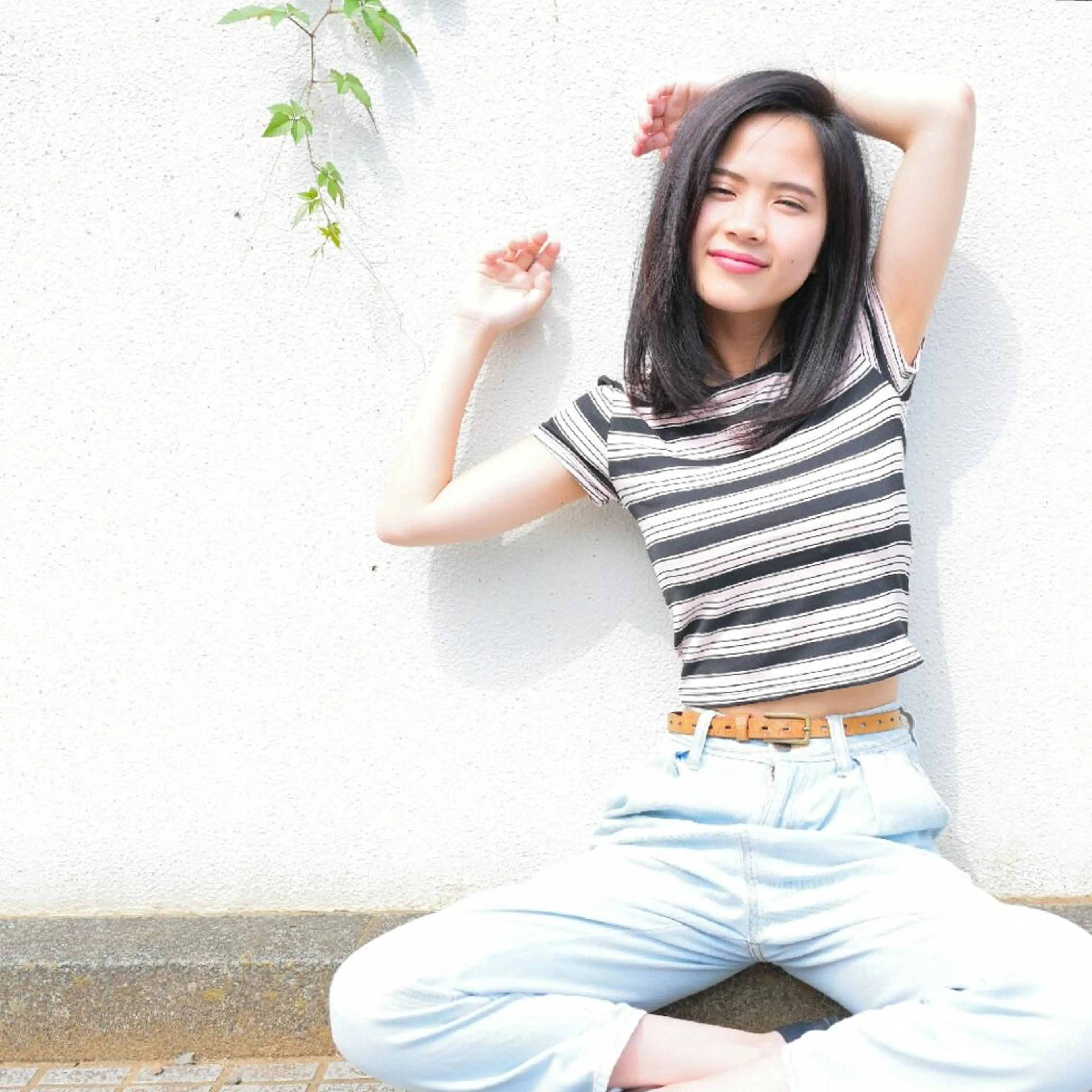 ミディアム カラー セミロング 野々山 直貴のヘアスタイル