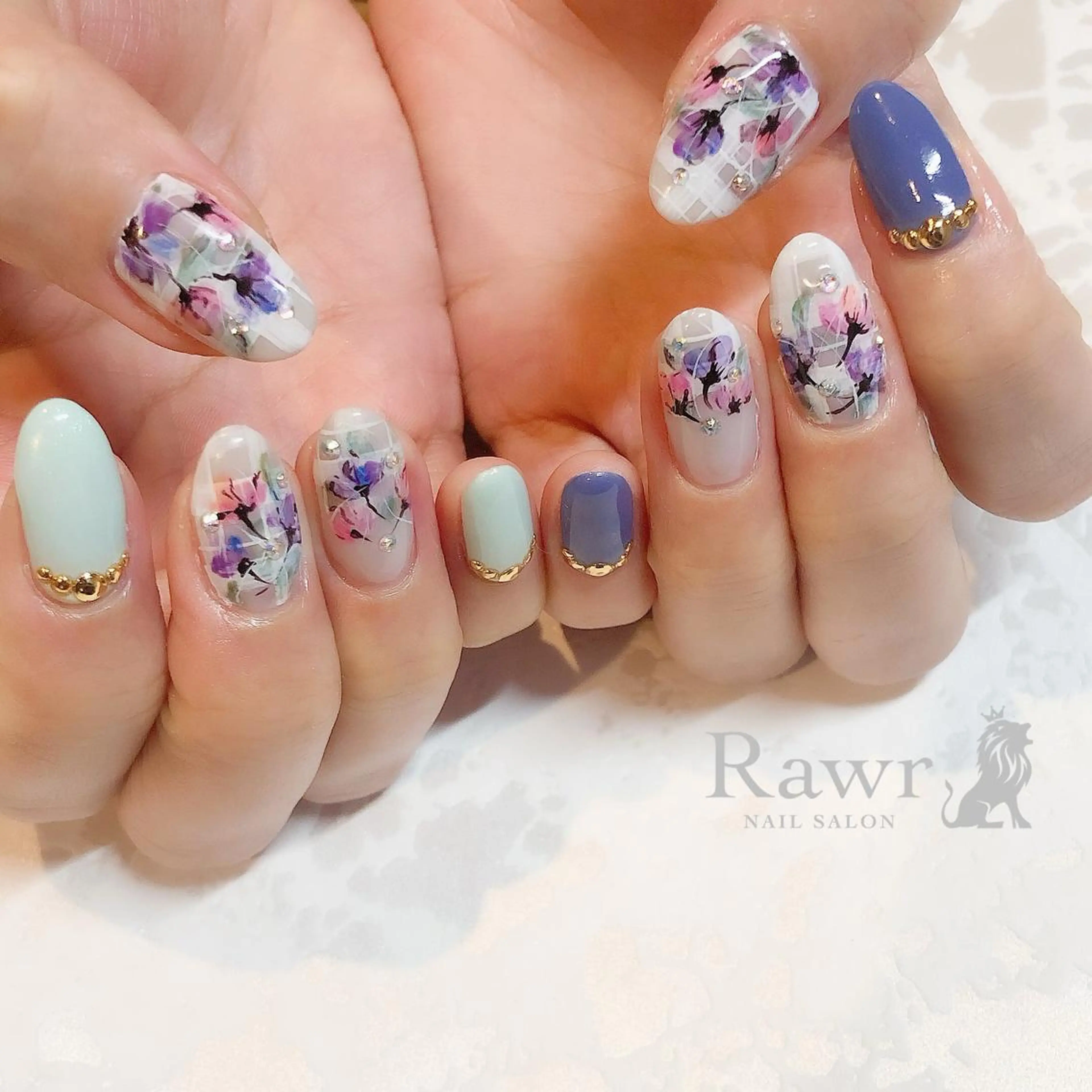 ネイル ハンドネイル Rawr / saoriのネイルデザイン