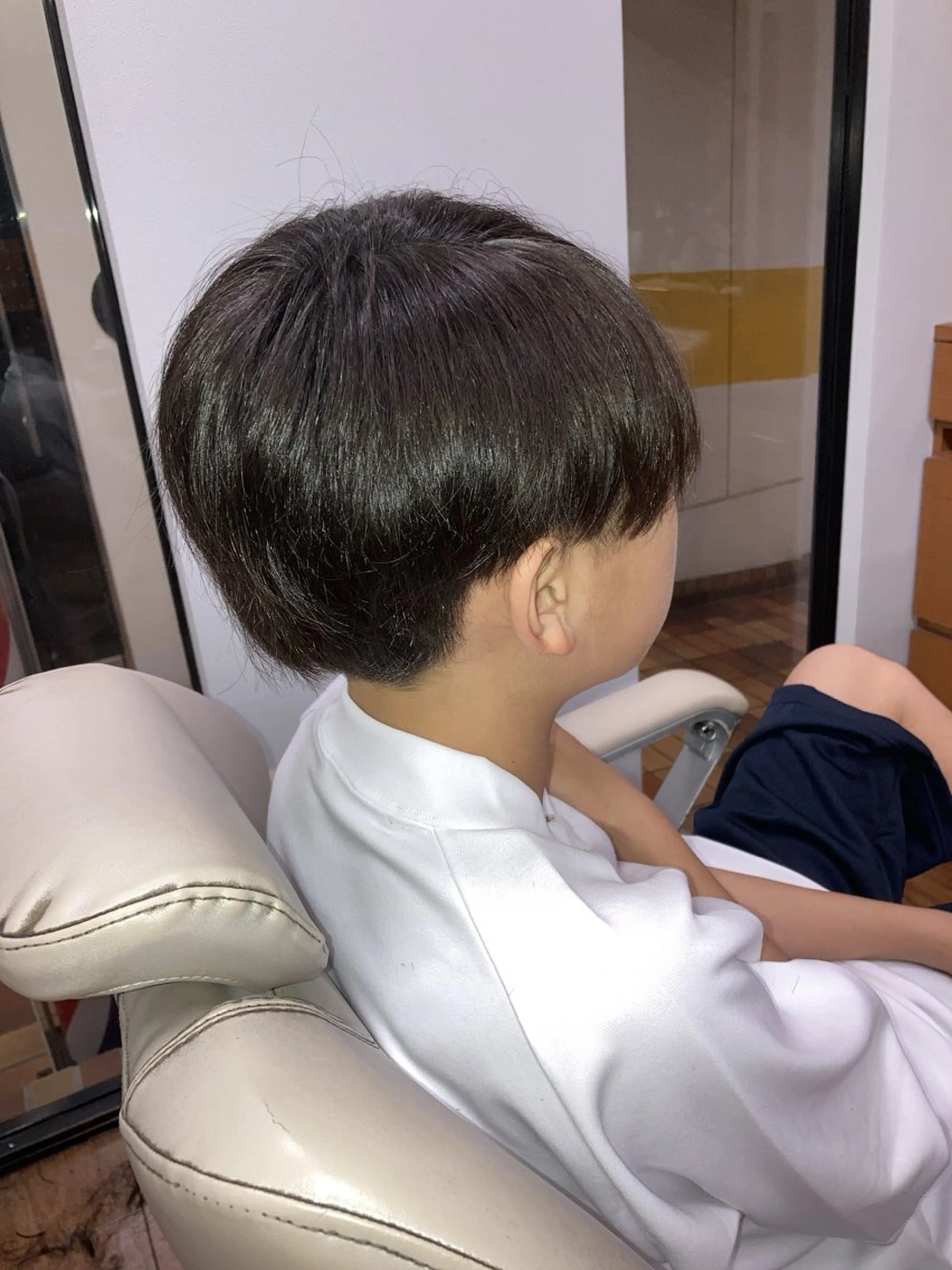 ショート レイヤーカット メンズ特化サロン なかはしのヘアスタイル