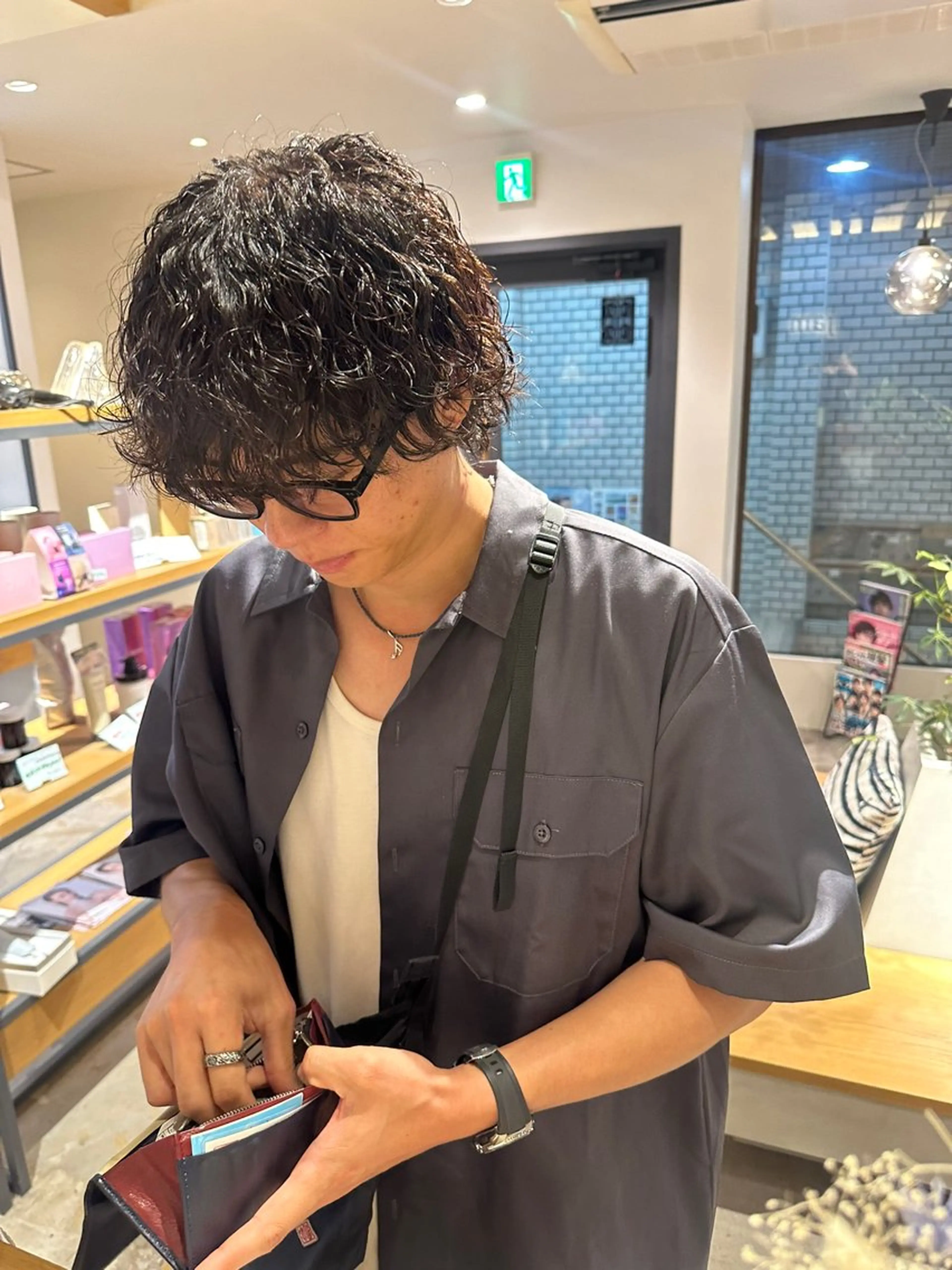 パーマ メンズ カット パーマ AIRI 🐈‍⬛のヘアスタイル