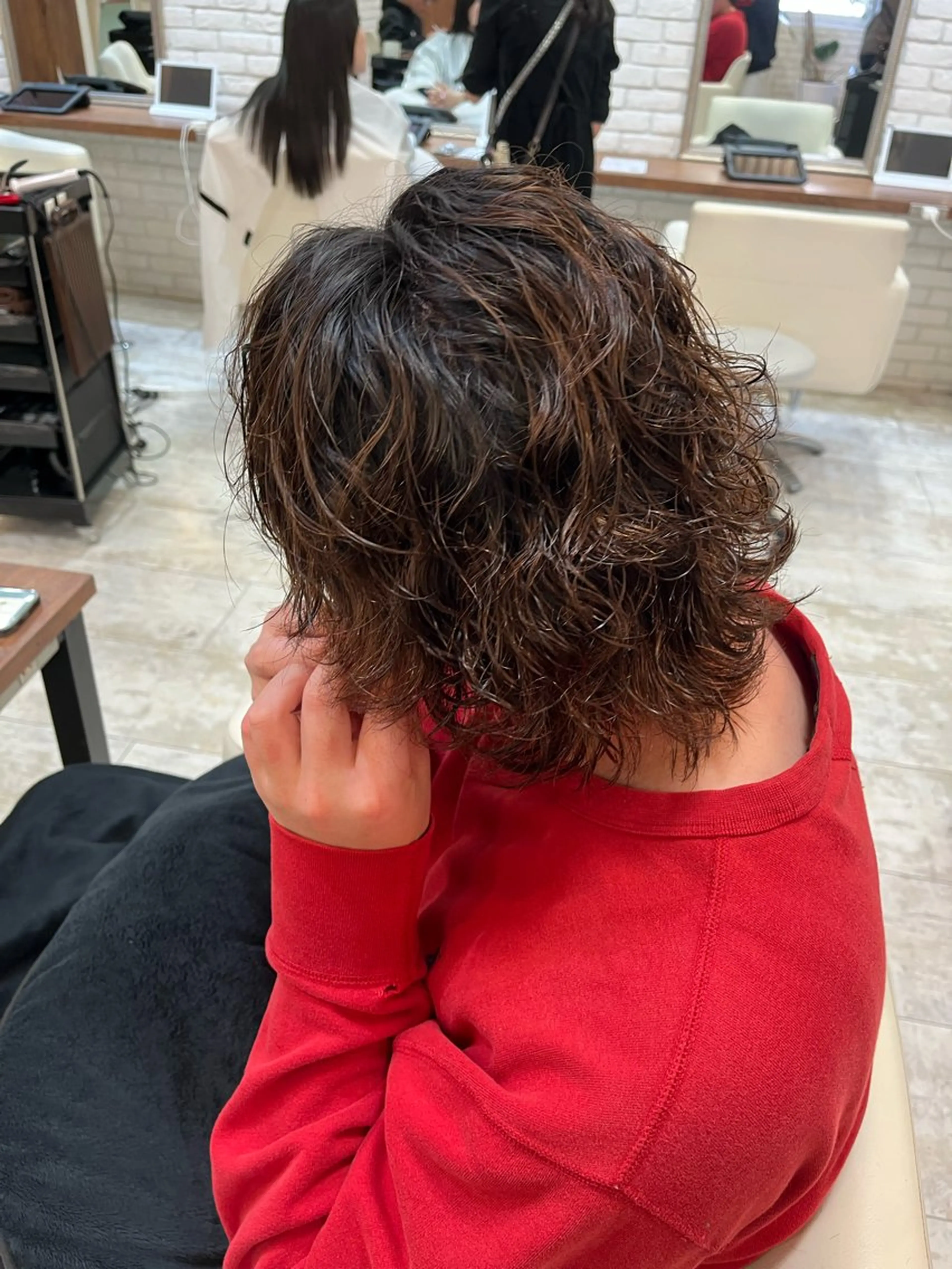 ショート パーマ メンズ ️️髪質改善カラー/ 瀧澤 陽奈‎✮⋆˙のヘアスタイル