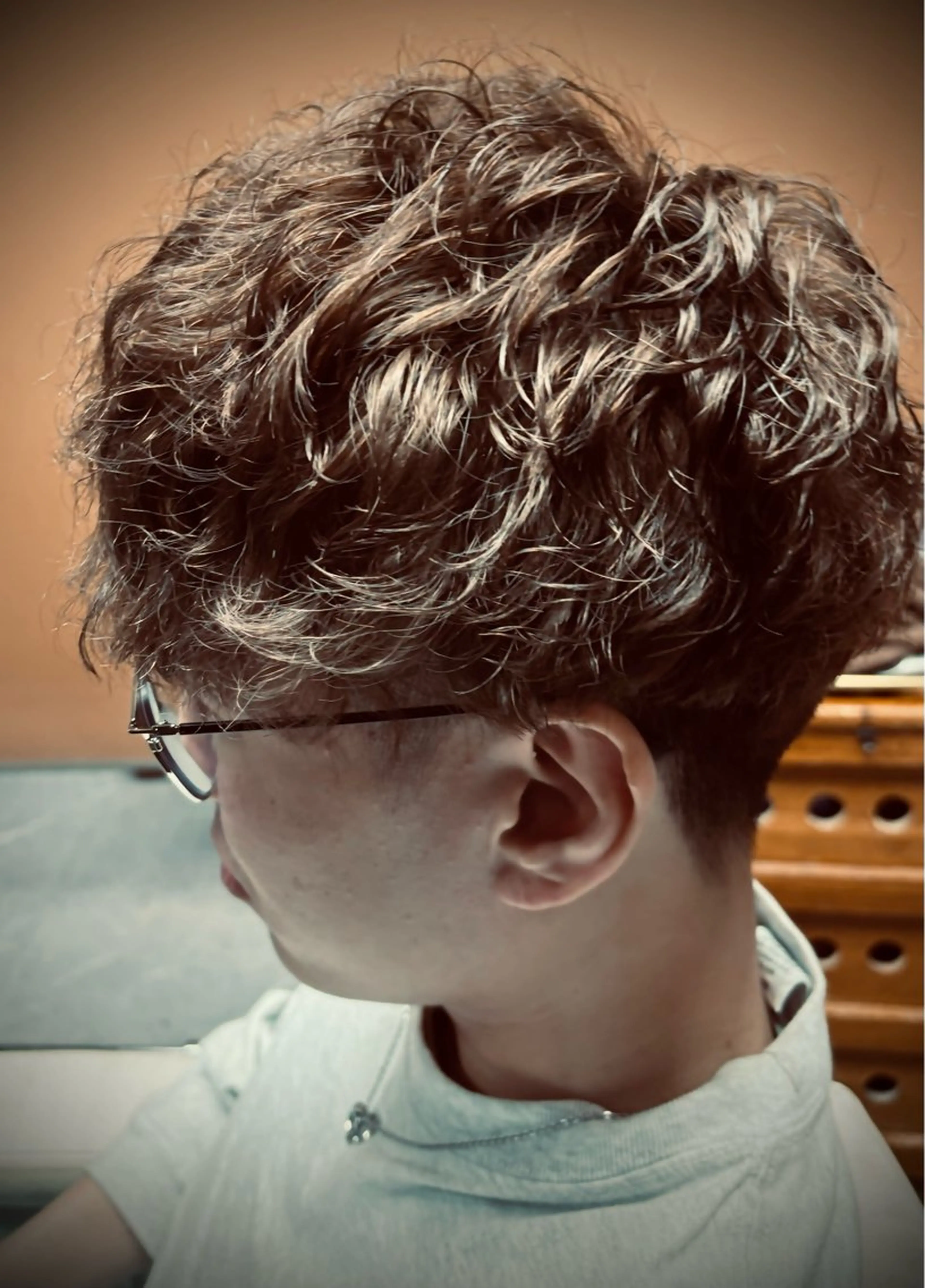 ショート パーマ メンズ カットボックス・バンブー所属・斉藤 大輔のヘアスタイル