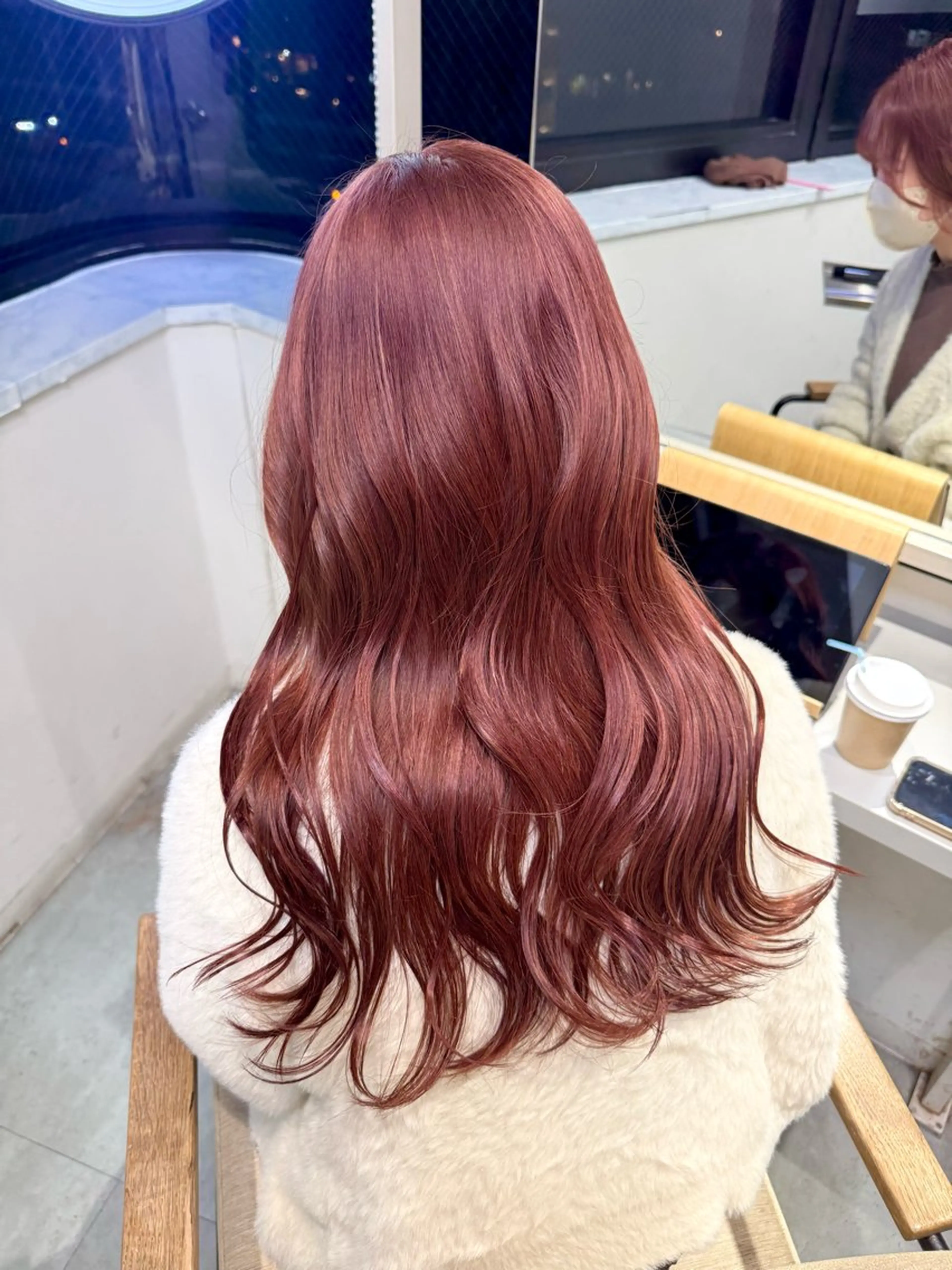 ミディアム ヘアカラー ai 梅田/暖色カラーのヘアスタイル