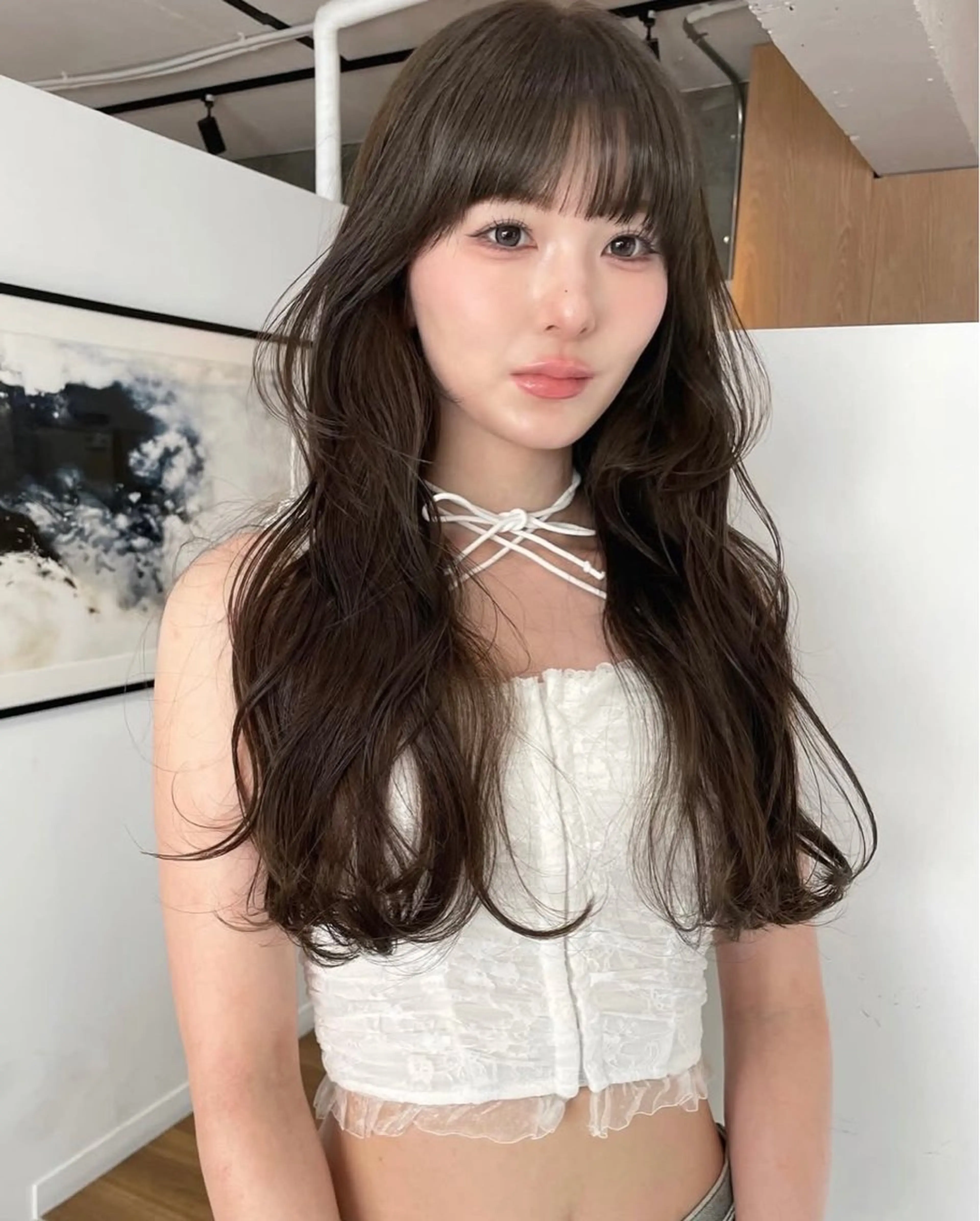 【🌷10人限定🌷カット(ロングの方限定)+透明感カラー】(長さ料金無し❗️)の写真