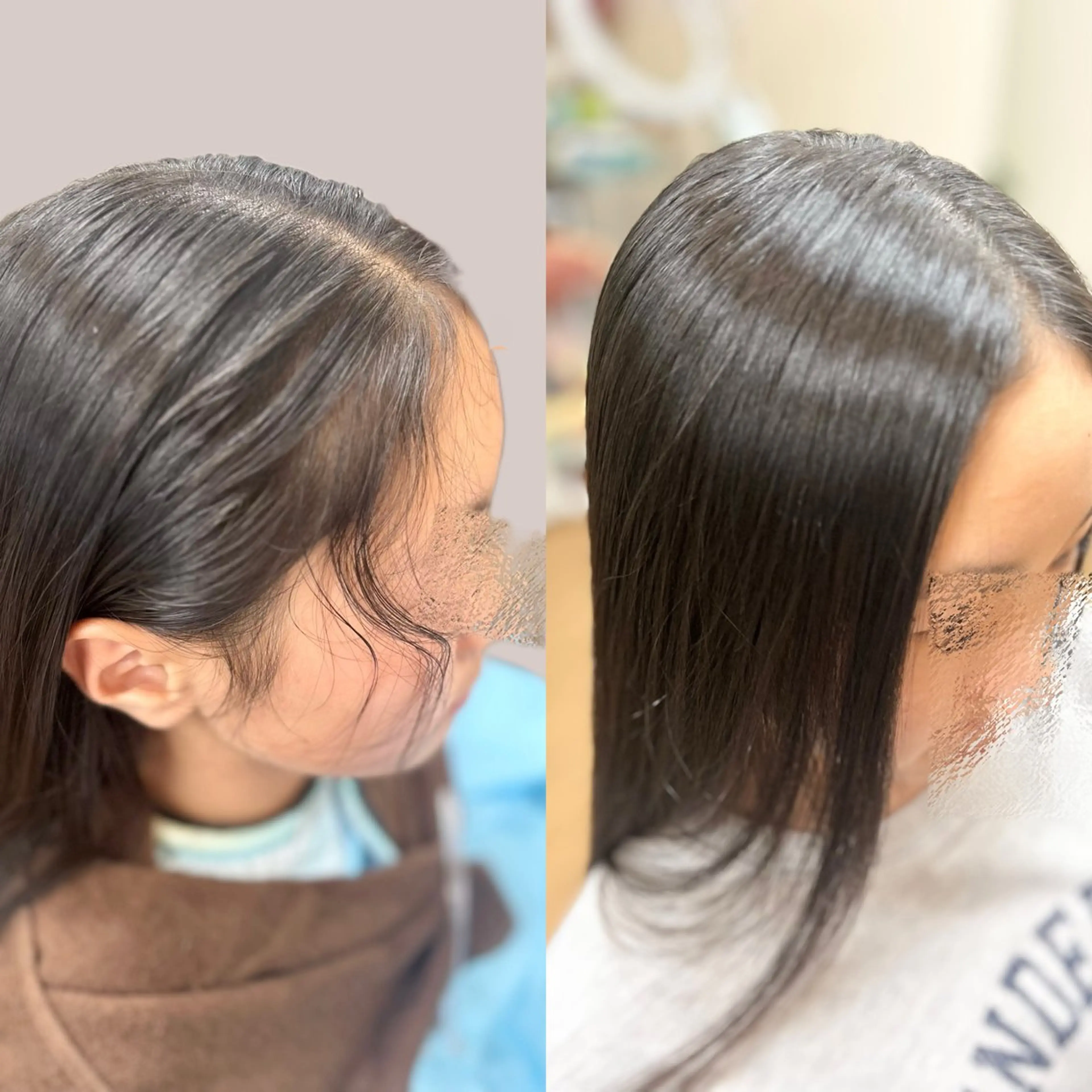 ロング 神谷 千明のヘアスタイル