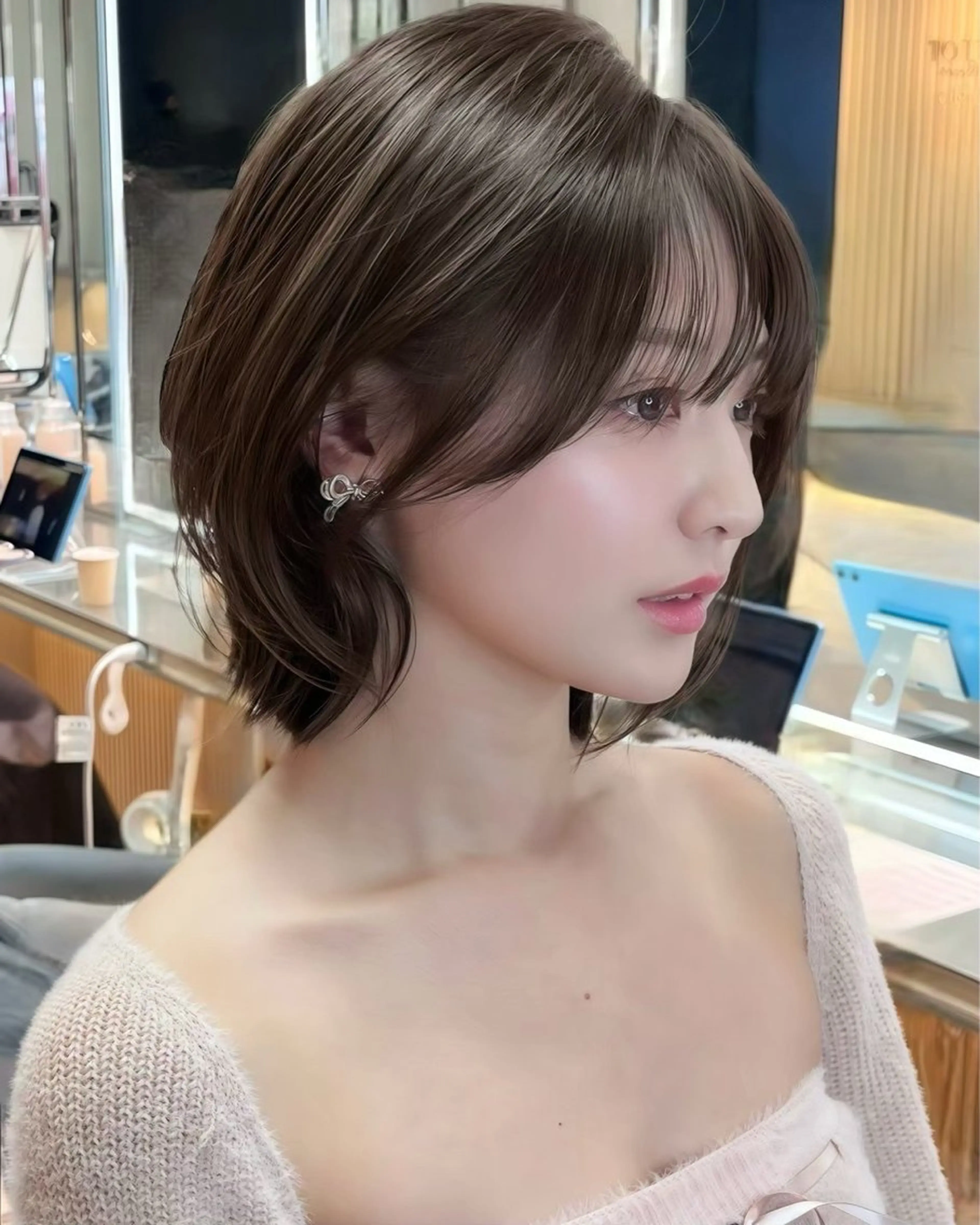 ショート ヘアカラー トリートメント 『艶髪透明感カラー』 👑おうじ👑のヘアスタイル